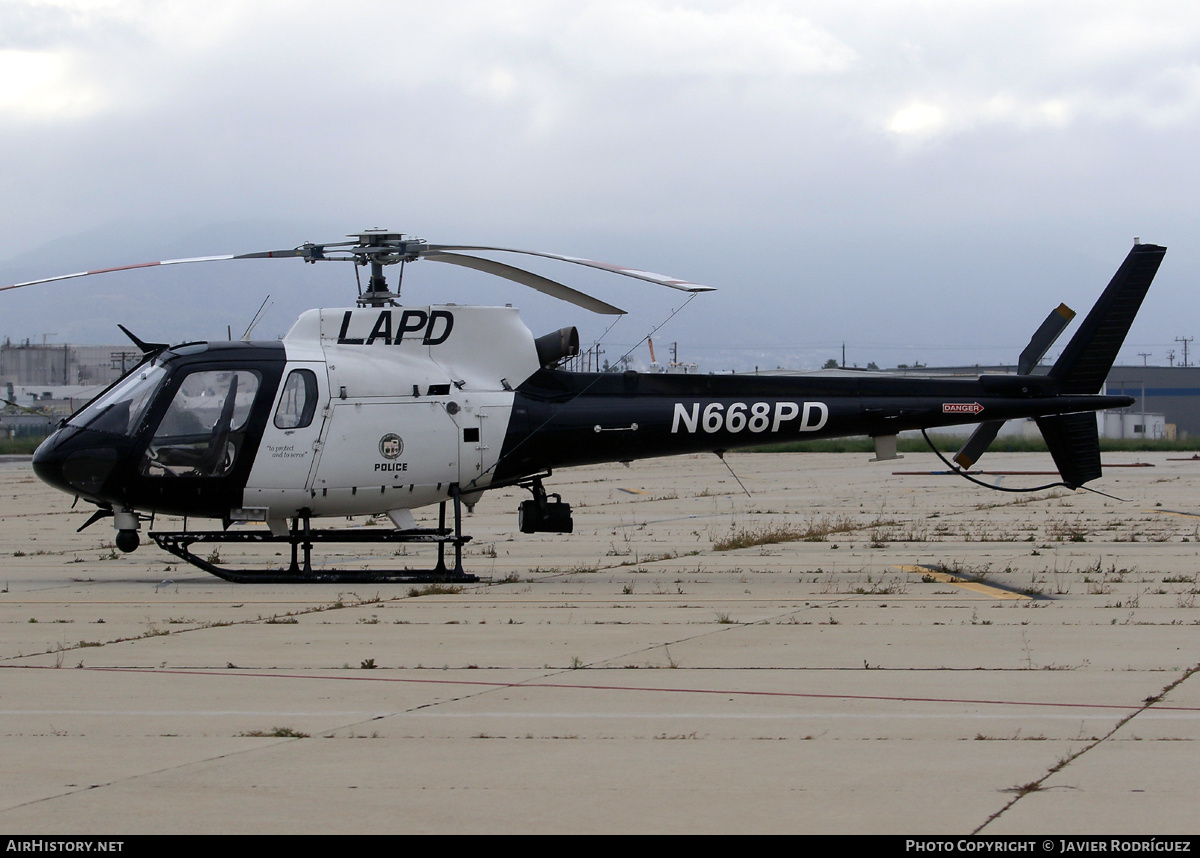 Aircraft Photo of N668PD | Airbus Helicopters H-125 | Los Angeles Police Department - LAPD | AirHistory.net #690453