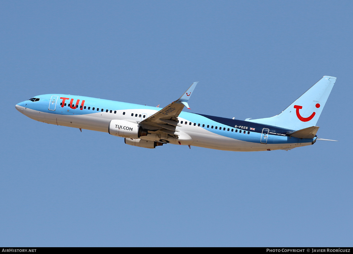 Aircraft Photo of G-FDZS | Boeing 737-8K5 | TUI | AirHistory.net #690484
