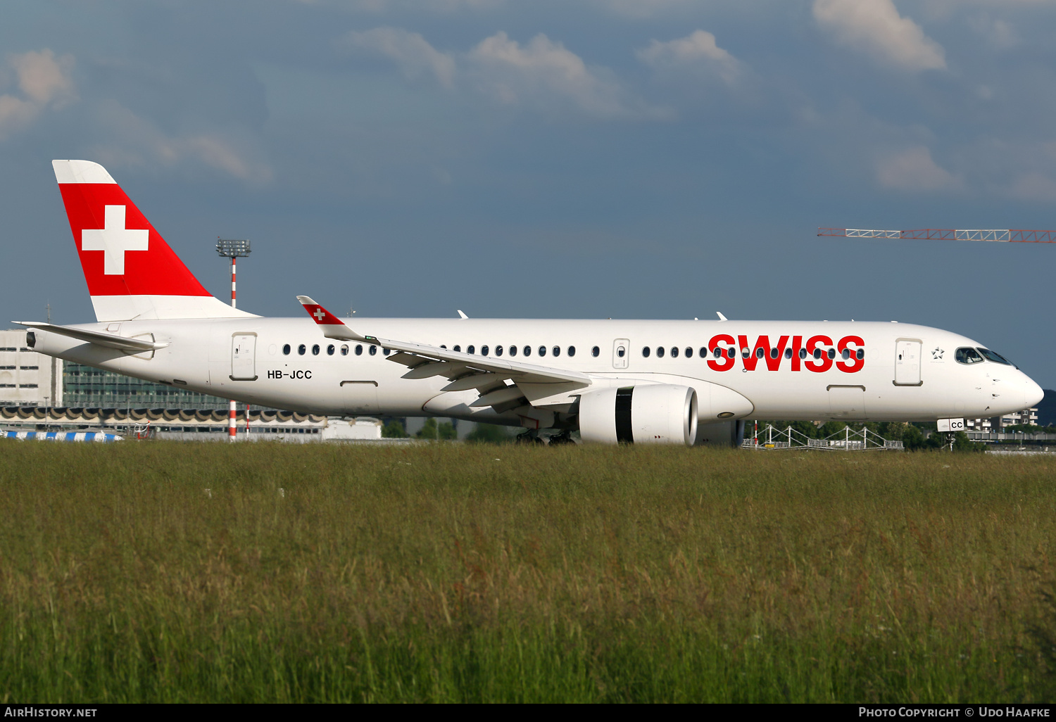 Aircraft Photo of HB-JCC | Bombardier CSeries CS100 (BD-500-1A10) | Swiss International Air Lines | AirHistory.net #690530