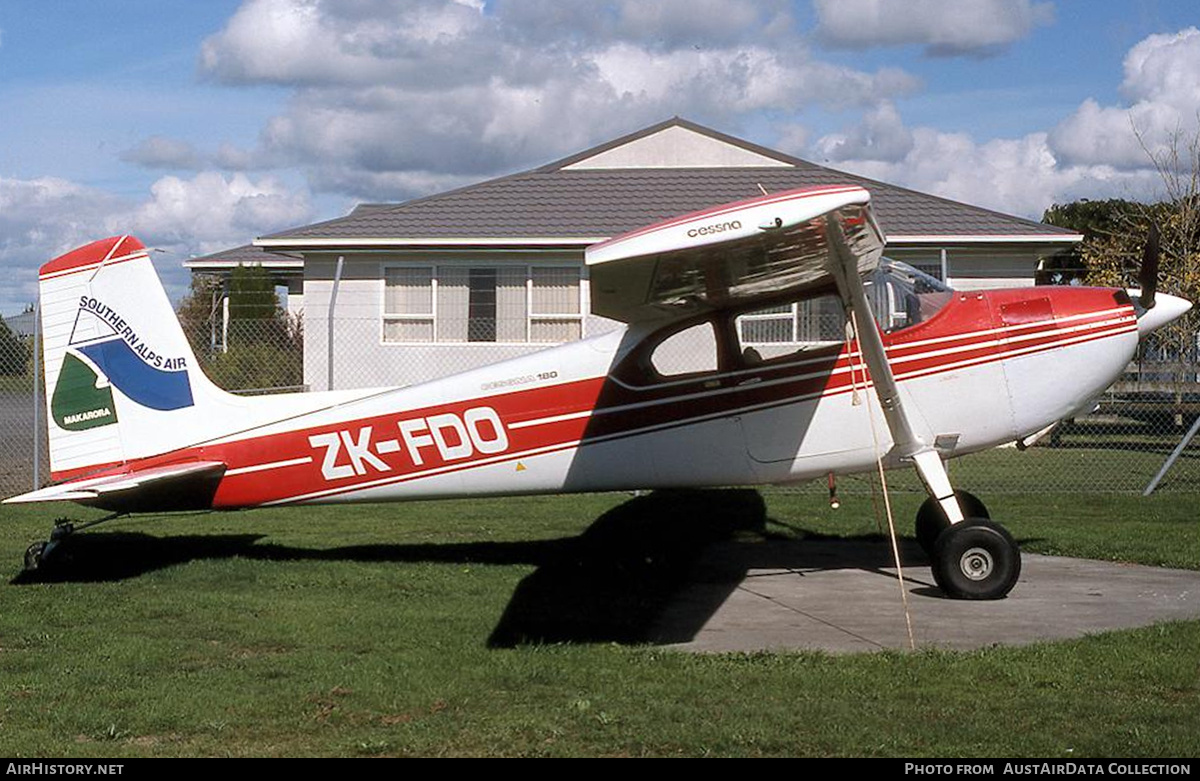 Aircraft Photo of ZK-FDO | Cessna 180A | Southern Alps Air | AirHistory.net #690534