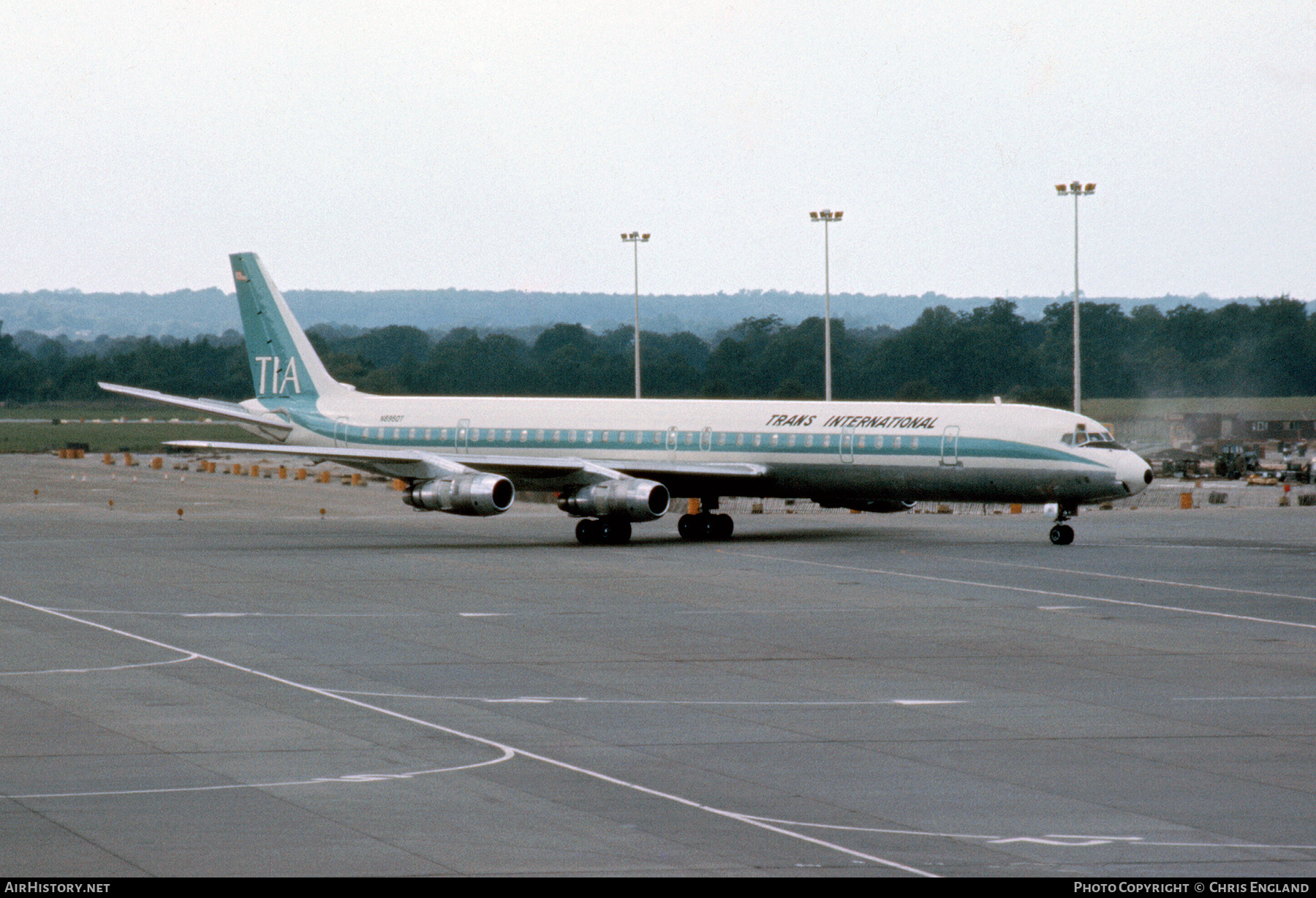 Aircraft Photo of N8960T | McDonnell Douglas DC-8-61CF | Trans International Airlines - TIA | AirHistory.net #690537