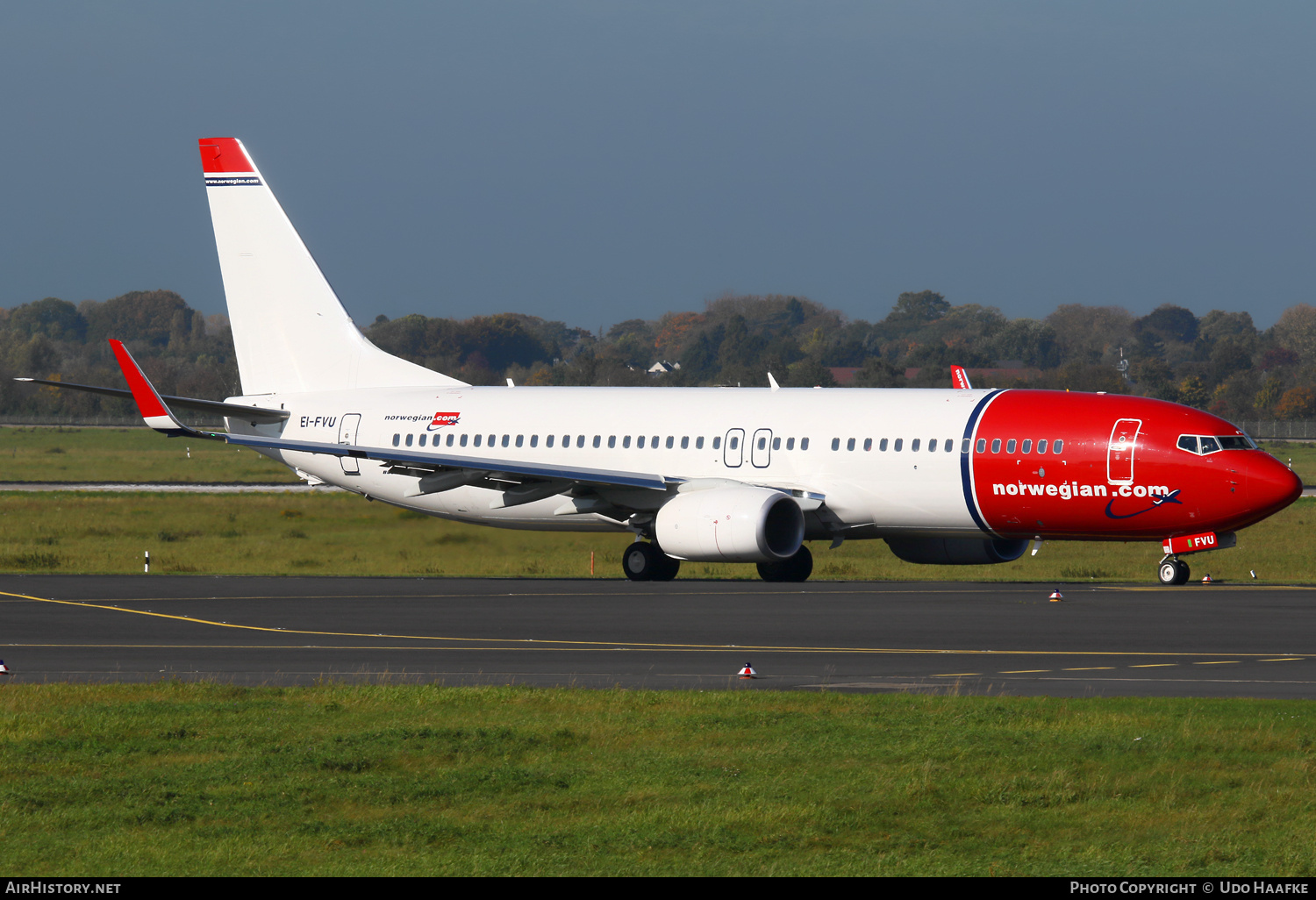 Aircraft Photo of EI-FVU | Boeing 737-800 | Norwegian | AirHistory.net #690558