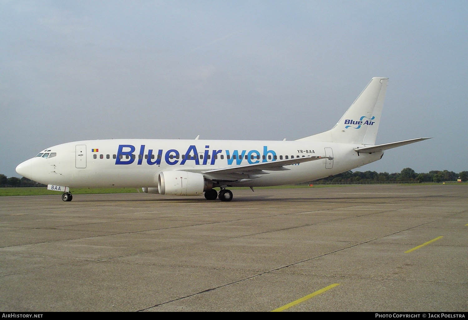 Aircraft Photo of YR-BAA | Boeing 737-33A | Blue Air | AirHistory.net #690559