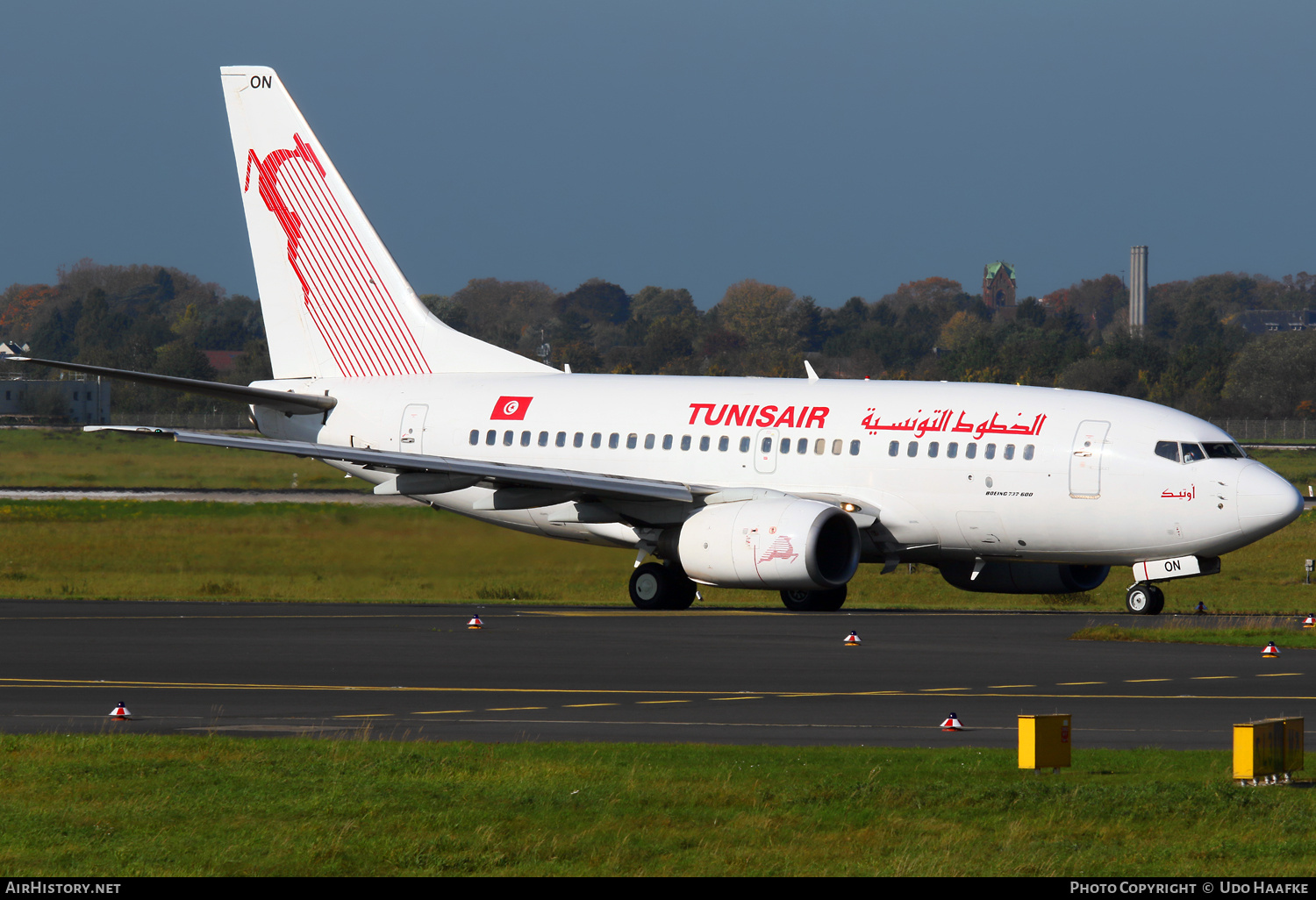 Aircraft Photo of TS-ION | Boeing 737-6H3 | Tunisair | AirHistory.net #690570
