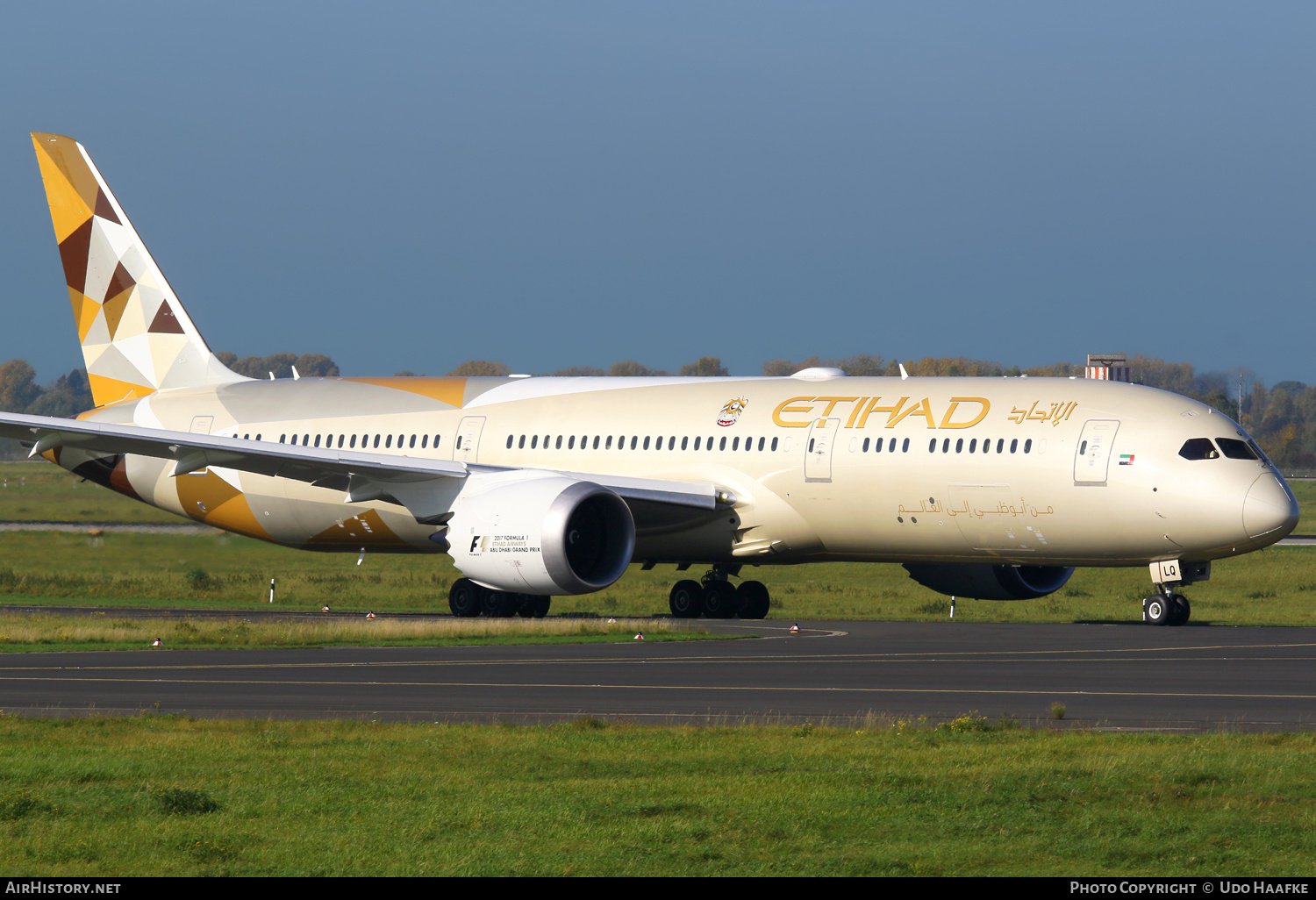 Aircraft Photo of A6-BLQ | Boeing 787-9 Dreamliner | Etihad Airways | AirHistory.net #690575