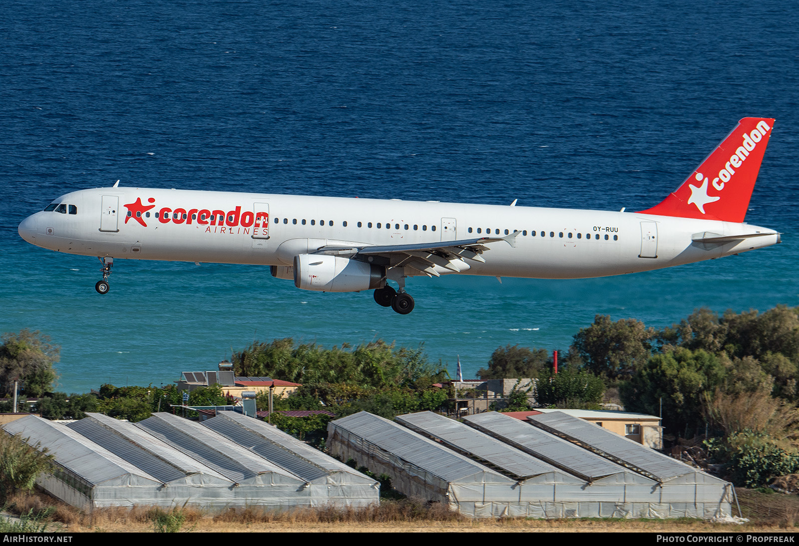 Aircraft Photo of OY-RUU | Airbus A321-231 | Corendon Airlines | AirHistory.net #690594