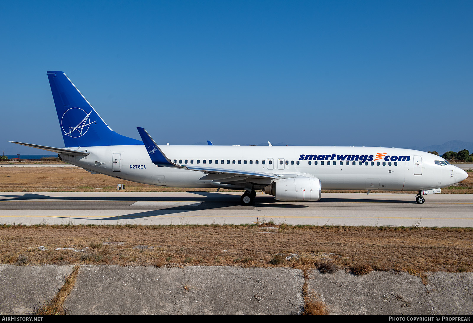 Aircraft Photo of N276EA | Boeing 737-8AL | Smartwings | AirHistory.net #690622