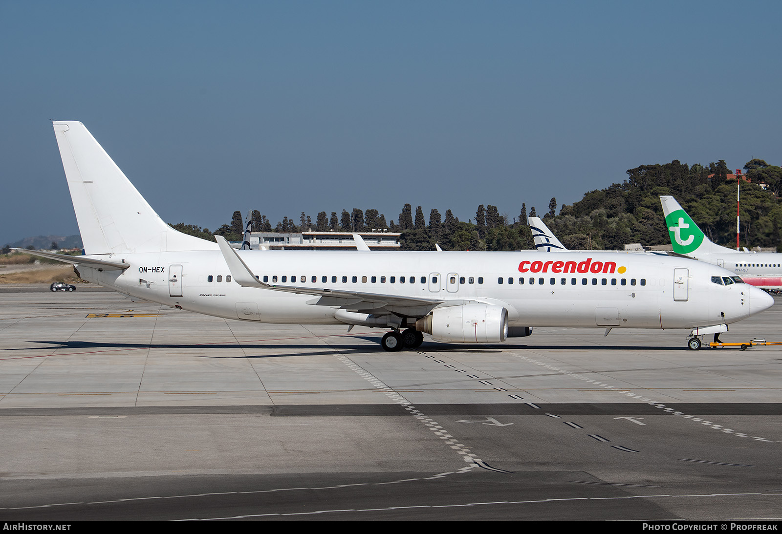 Aircraft Photo of OM-HEX | Boeing 737-81Q | Corendon Airlines | AirHistory.net #690658
