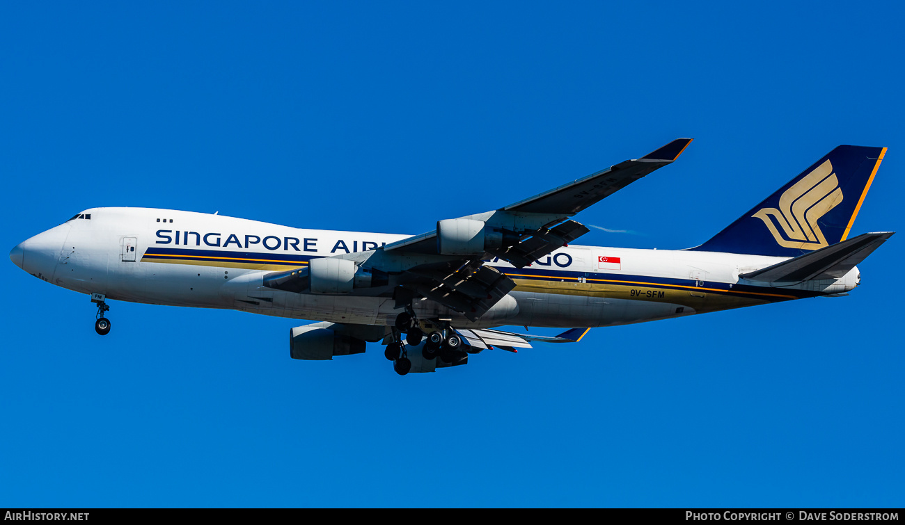 Aircraft Photo of 9V-SFM | Boeing 747-412F/SCD | Singapore Airlines Cargo | AirHistory.net #690670
