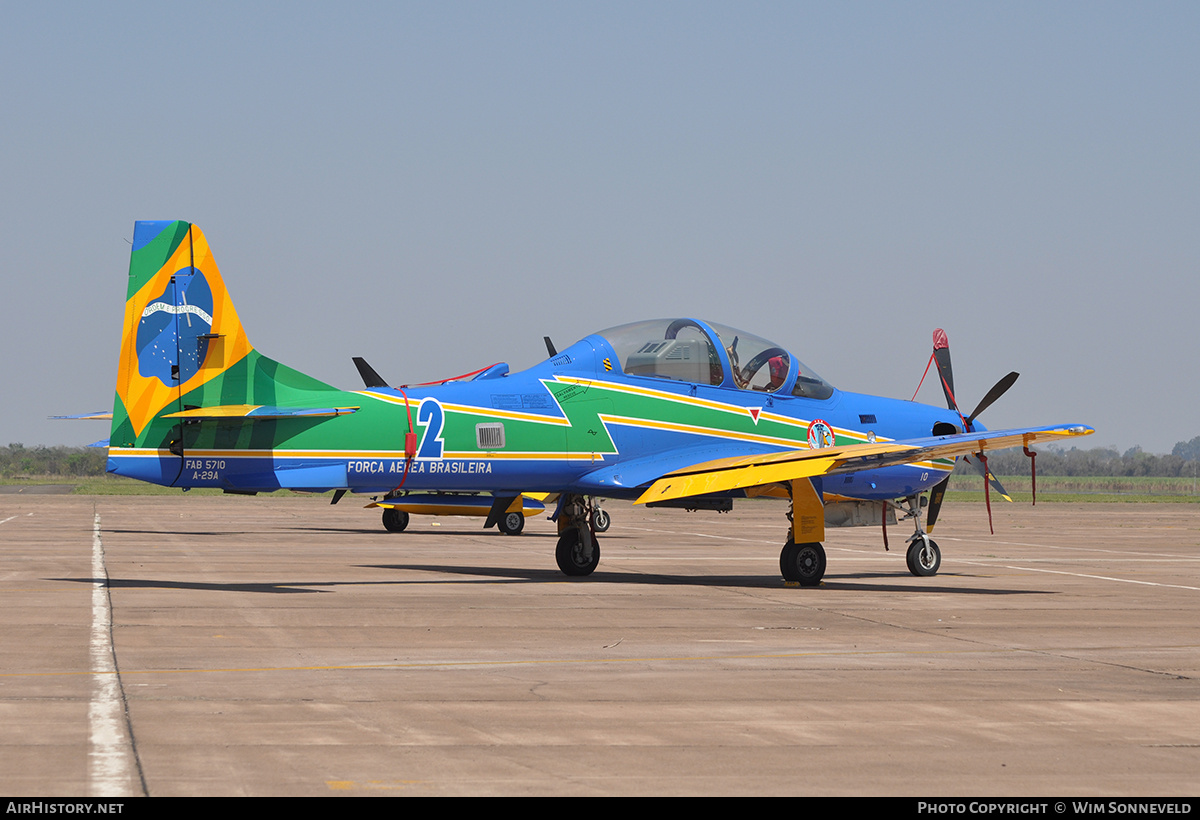 Aircraft Photo of 5710 | Embraer A-29A Super Tucano | Brazil - Air Force | AirHistory.net #690685