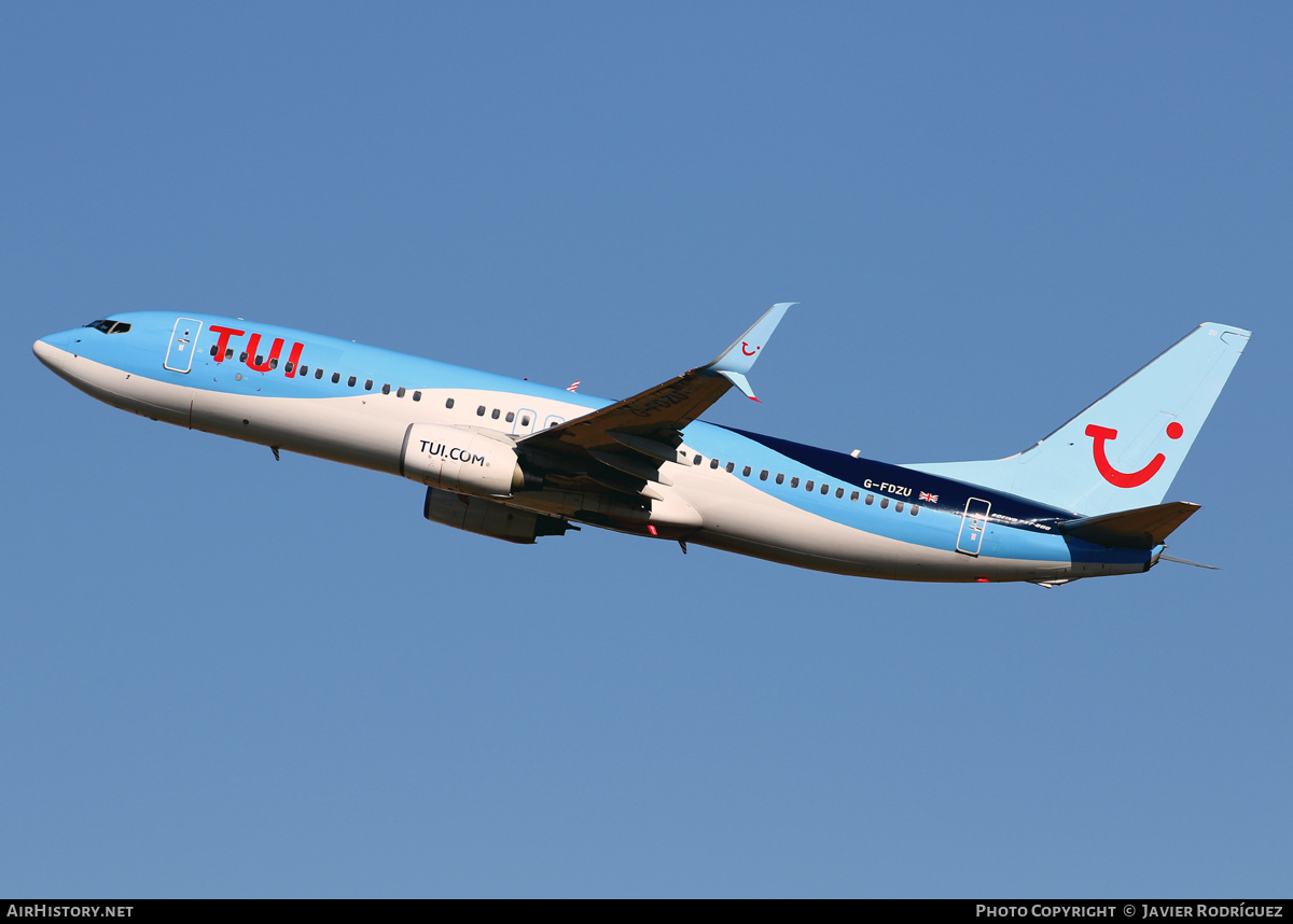 Aircraft Photo of G-FDZU | Boeing 737-8K5 | TUI | AirHistory.net #690702