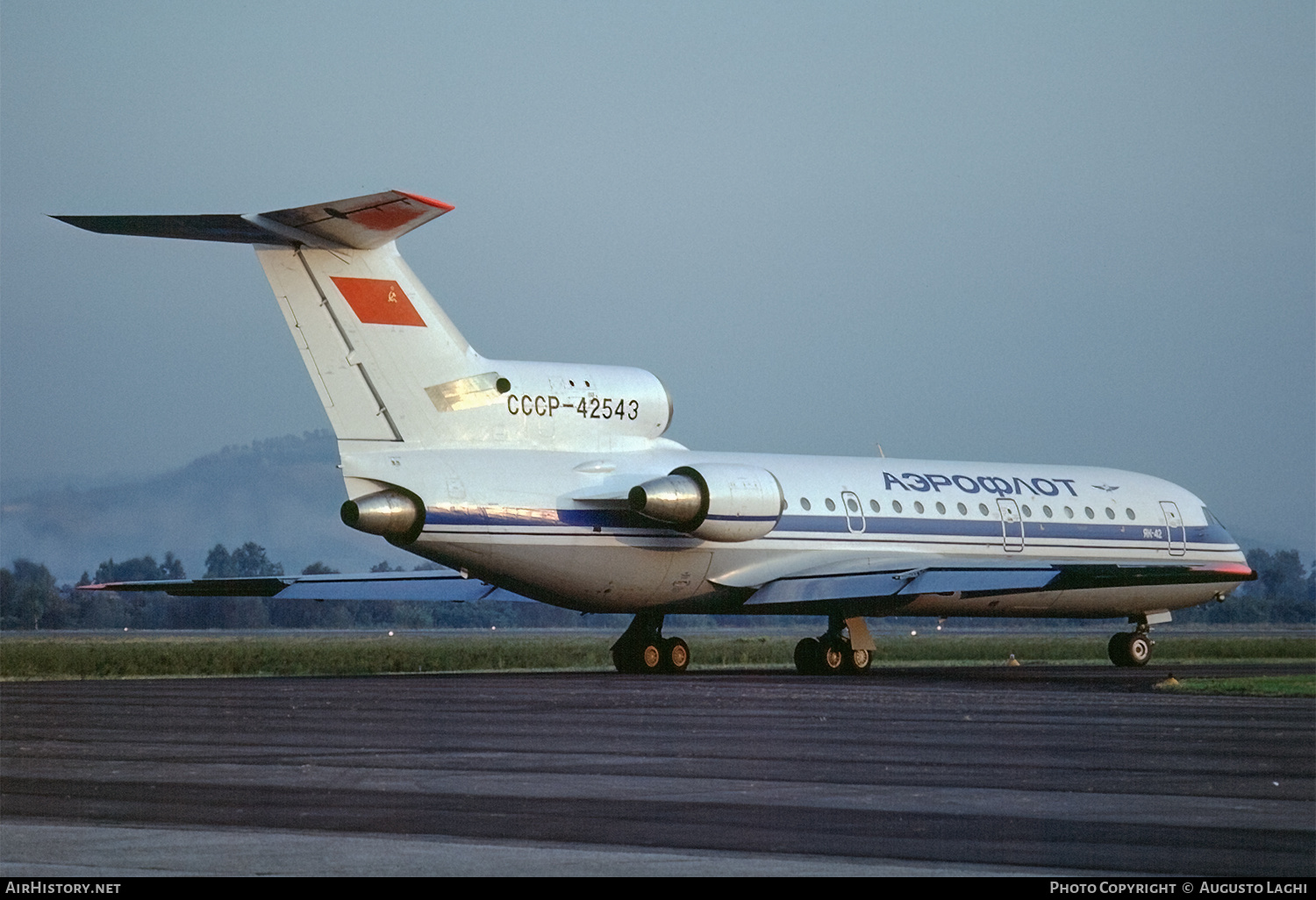 Aircraft Photo of CCCP-42543 | Yakovlev Yak-42 | Aeroflot | AirHistory.net #690712