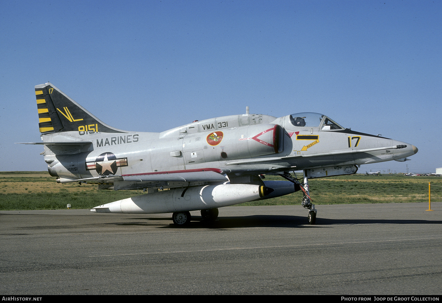 Aircraft Photo of 158151 / 8151 | McDonnell Douglas A-4M Skyhawk II | USA - Marines | AirHistory.net #690716