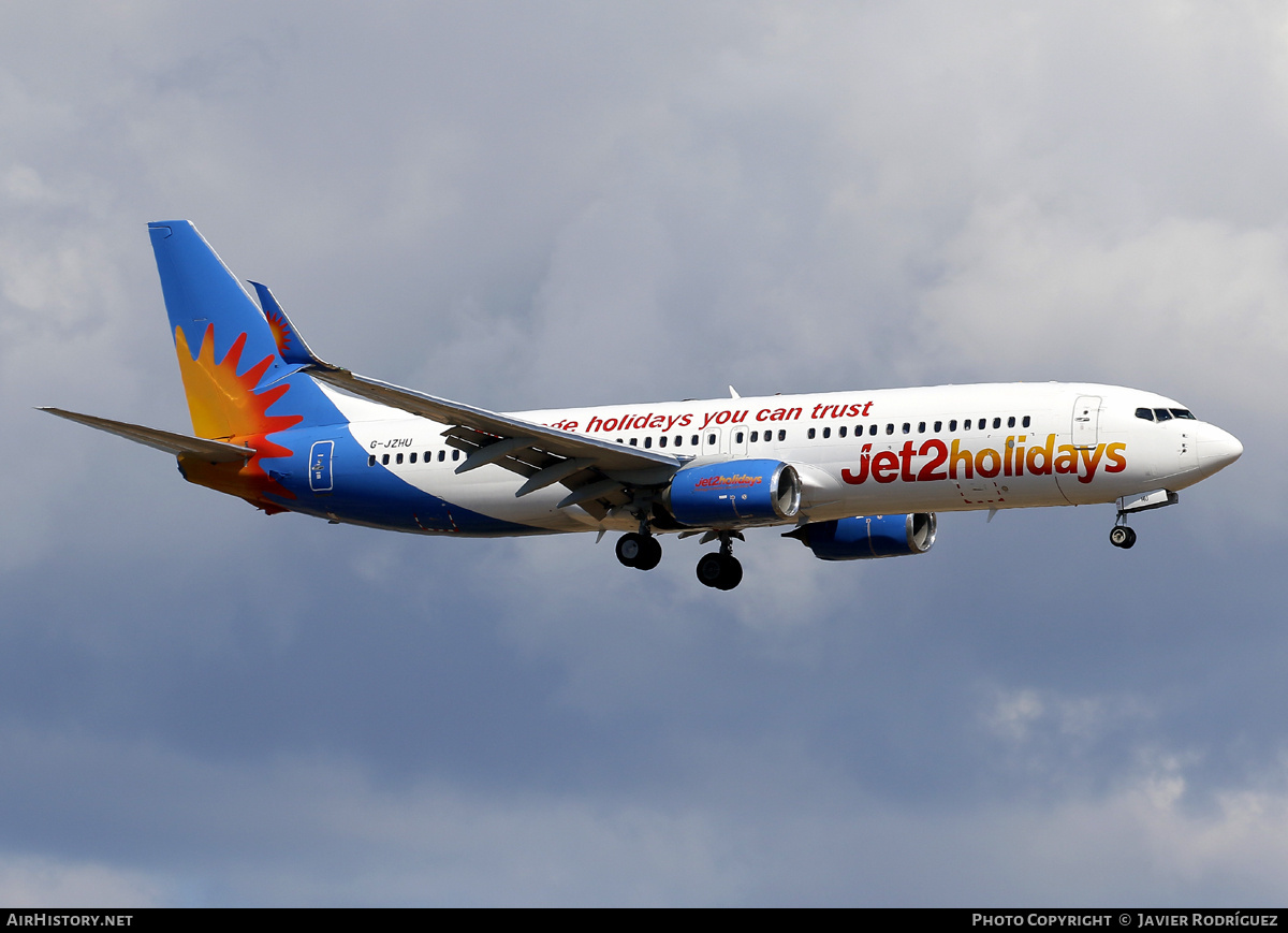 Aircraft Photo of G-JZHU | Boeing 737-800 | Jet2 Holidays | AirHistory.net #690744