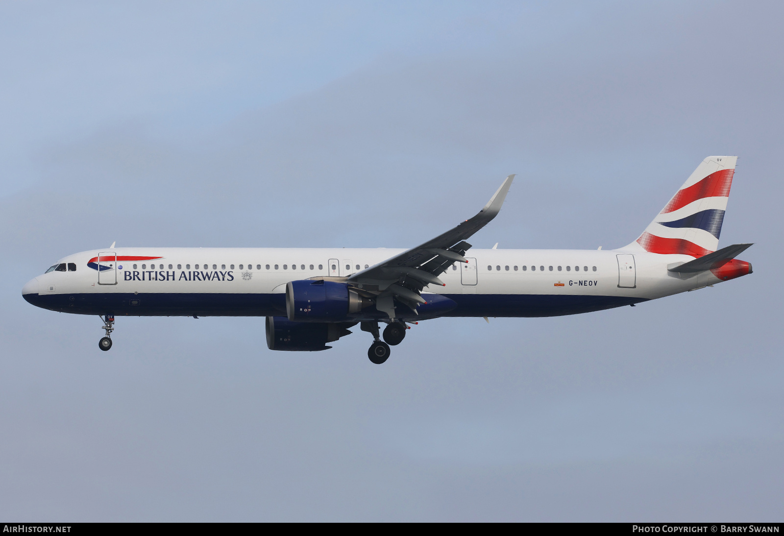 Aircraft Photo of G-NEOV | Airbus A321-251NX | British Airways | AirHistory.net #690753