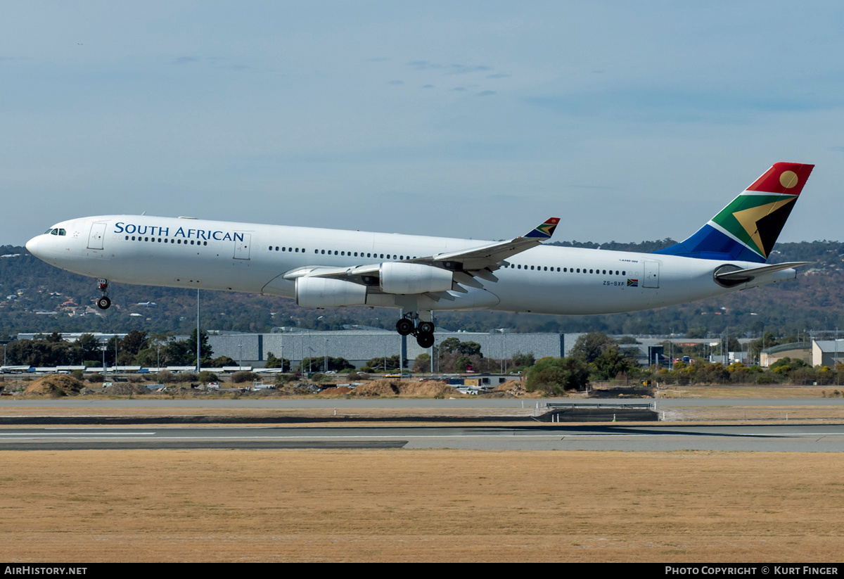 Aircraft Photo of ZS-SXF | Airbus A340-313 | South African Airways | AirHistory.net #690756