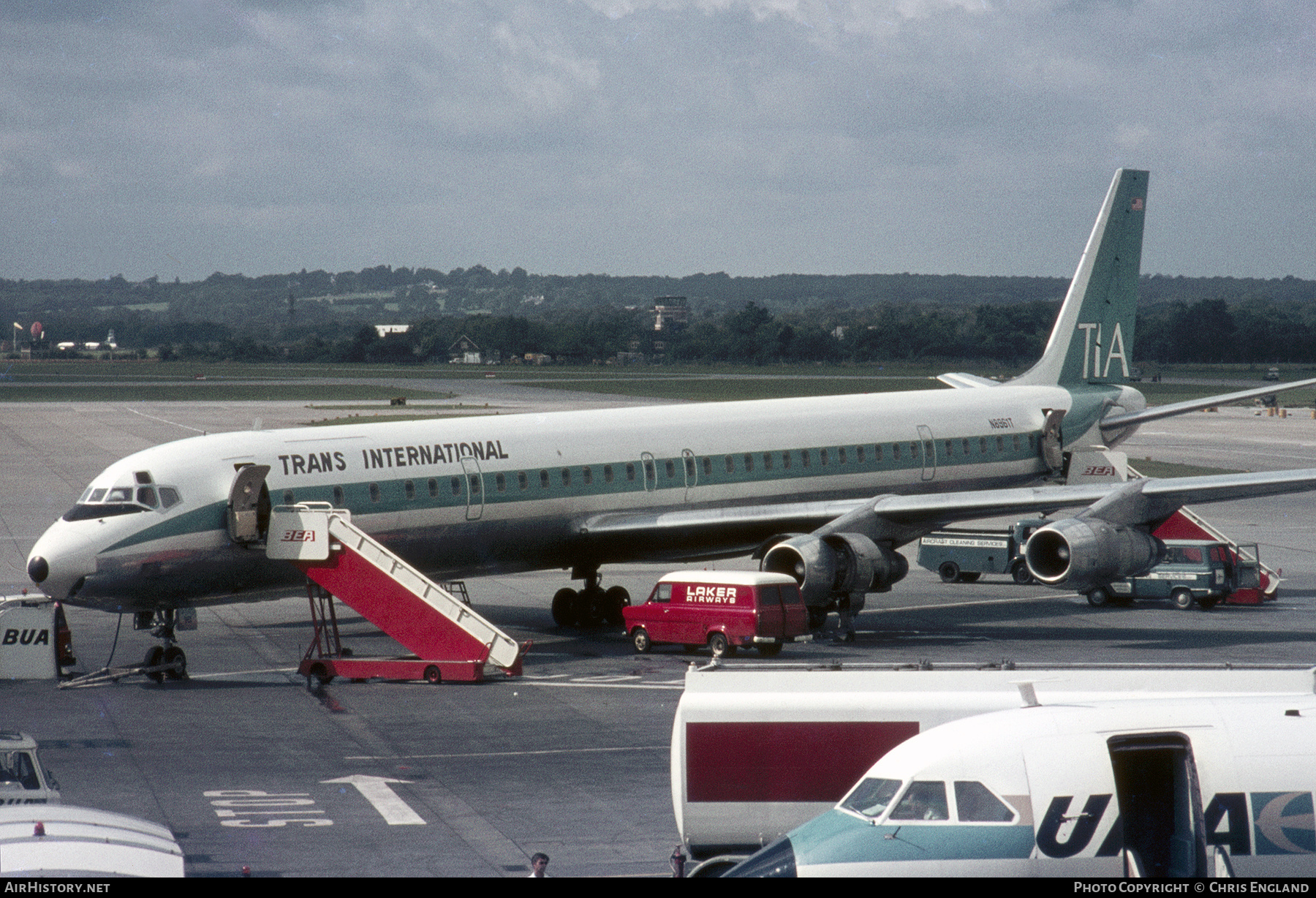 Aircraft Photo of N8961T | McDonnell Douglas DC-8-61CF | Trans International Airlines - TIA | AirHistory.net #690761