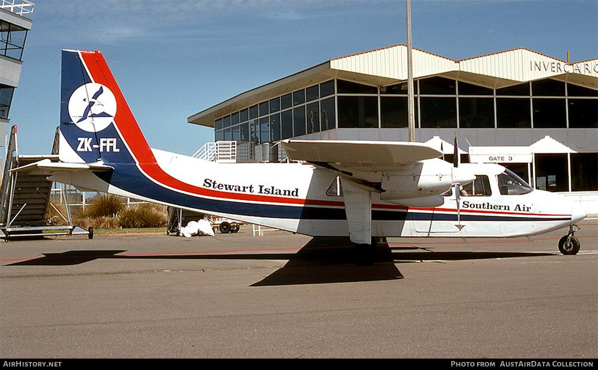 Aircraft Photo of ZK-FFL | Britten-Norman BN-2A-27 Islander | Southern Air | AirHistory.net #690787