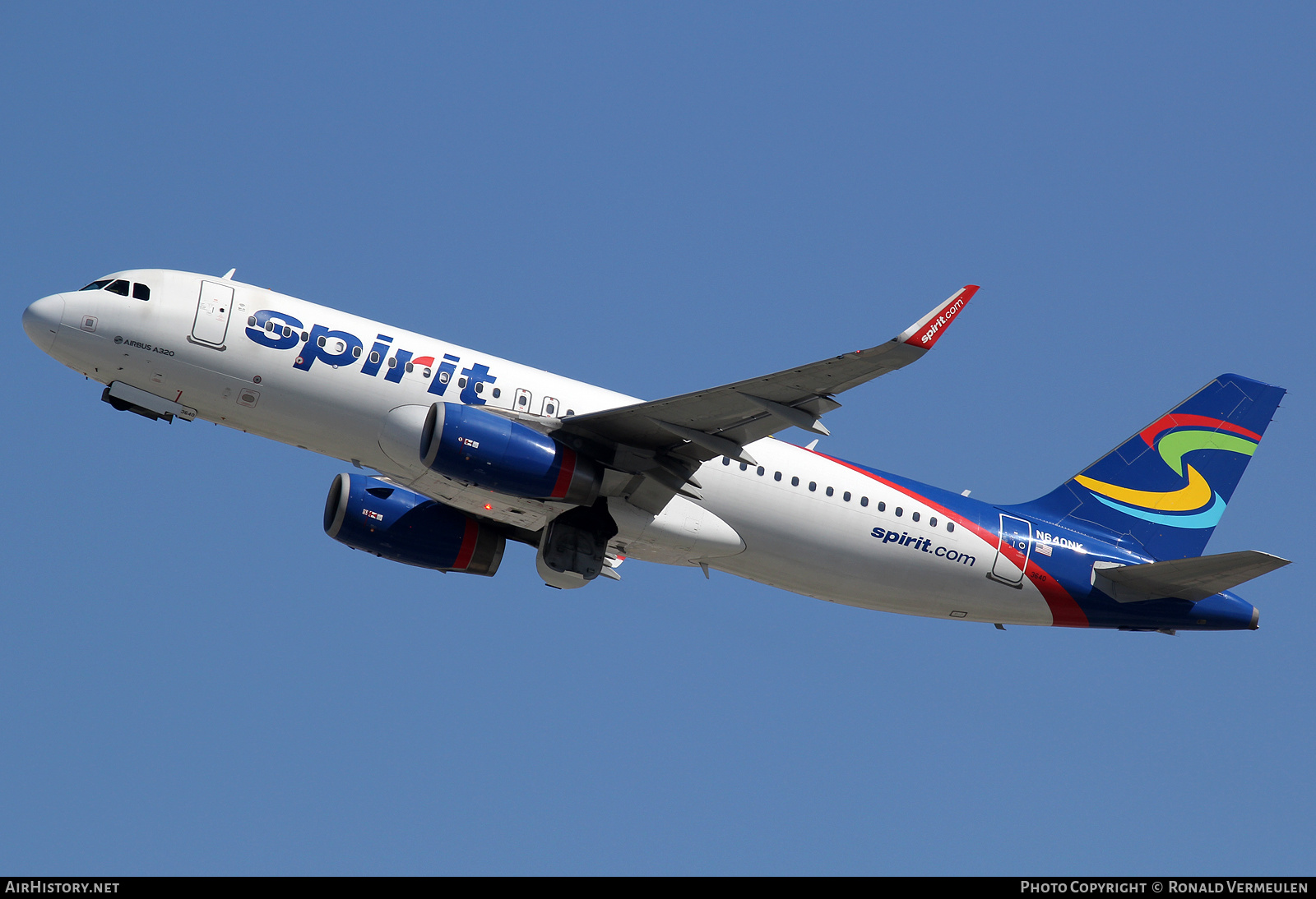 Aircraft Photo of N640NK | Airbus A320-232 | Spirit Airlines | AirHistory.net #690824