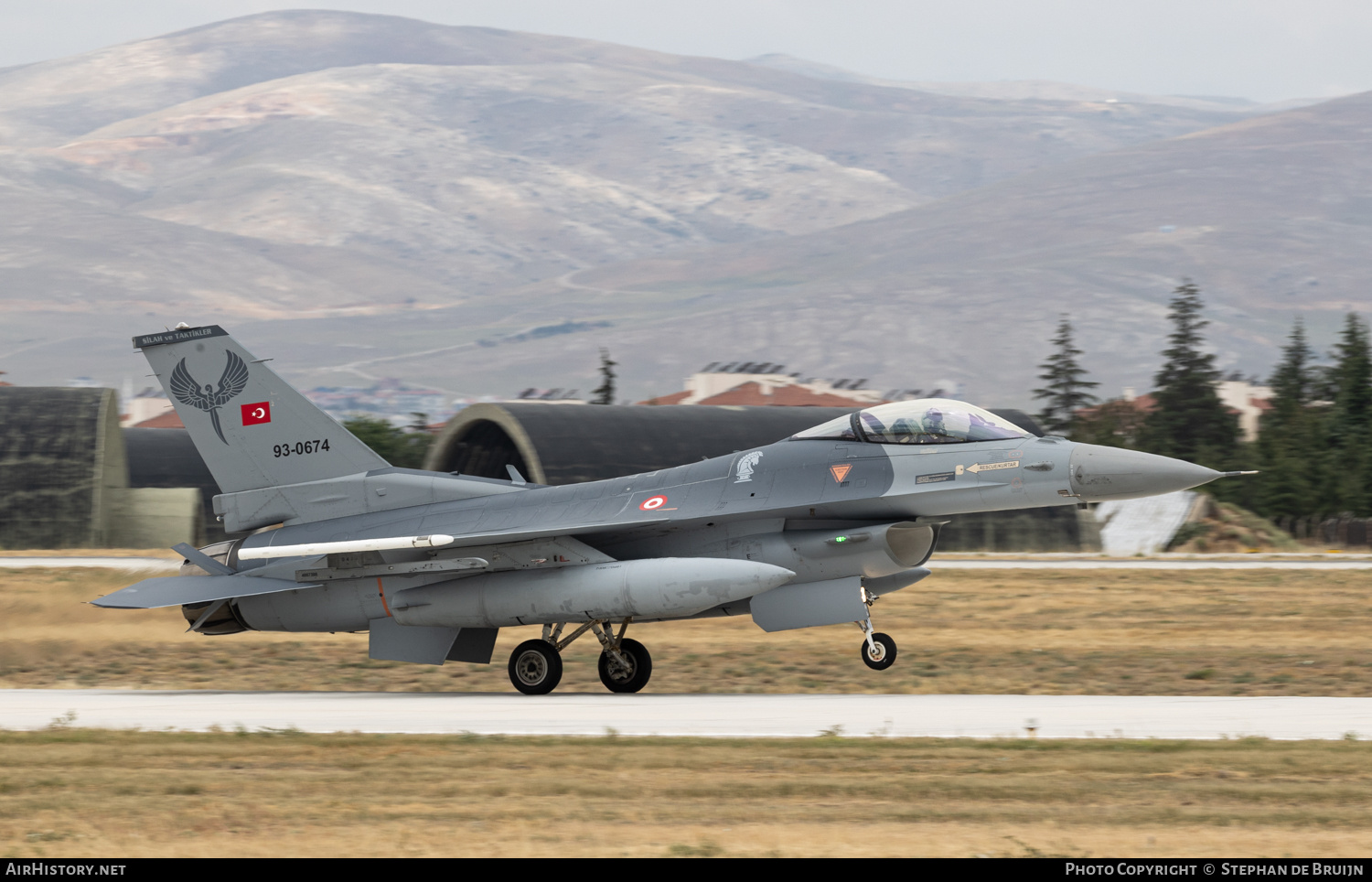 Aircraft Photo of 93-0674 | Lockheed Martin F-16C Fighting Falcon | Turkey - Air Force | AirHistory.net #690826