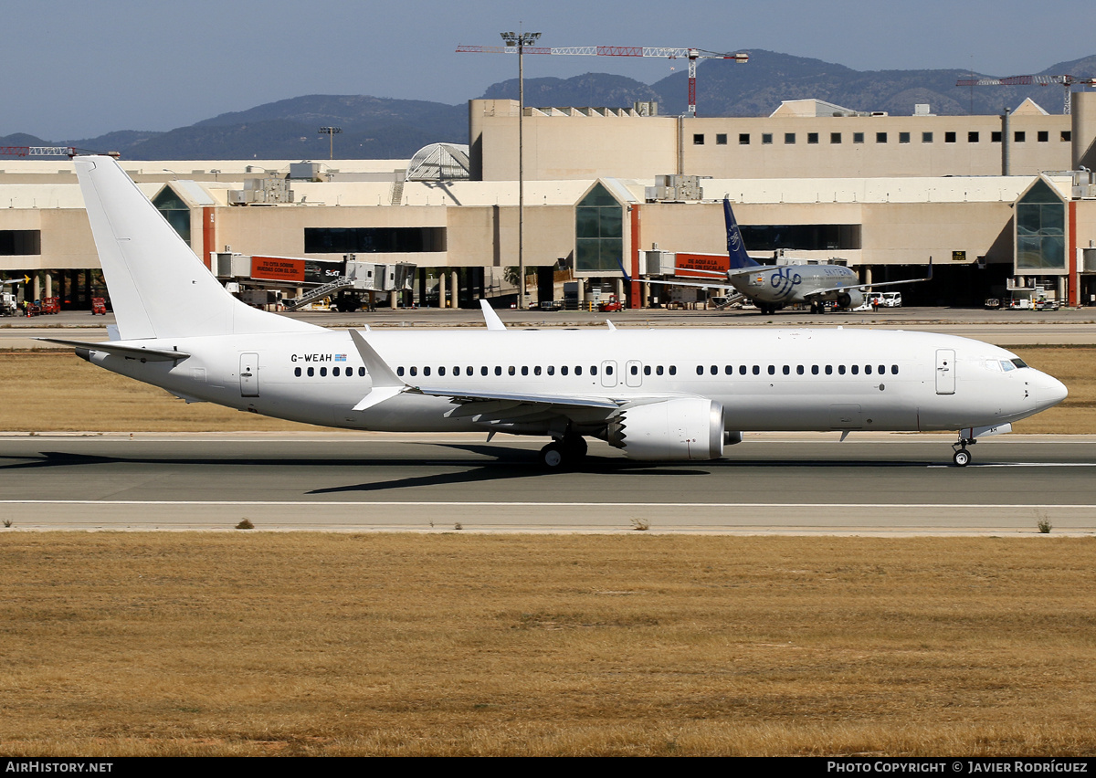 Aircraft Photo of G-WEAH | Boeing 737-8 Max 8 | AirHistory.net #690831