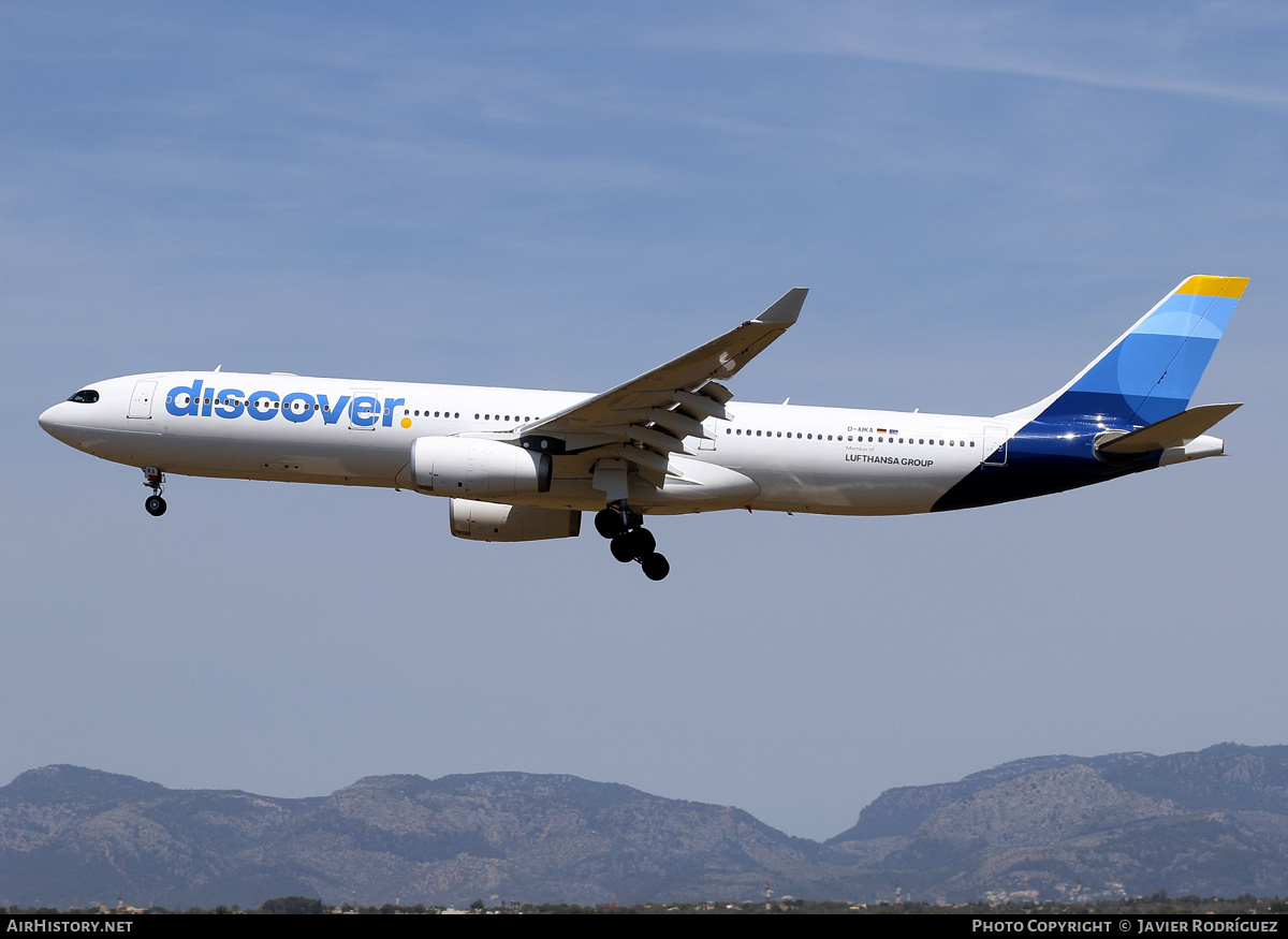 Aircraft Photo of D-AIKA | Airbus A330-343 | Discover Airlines | AirHistory.net #690873