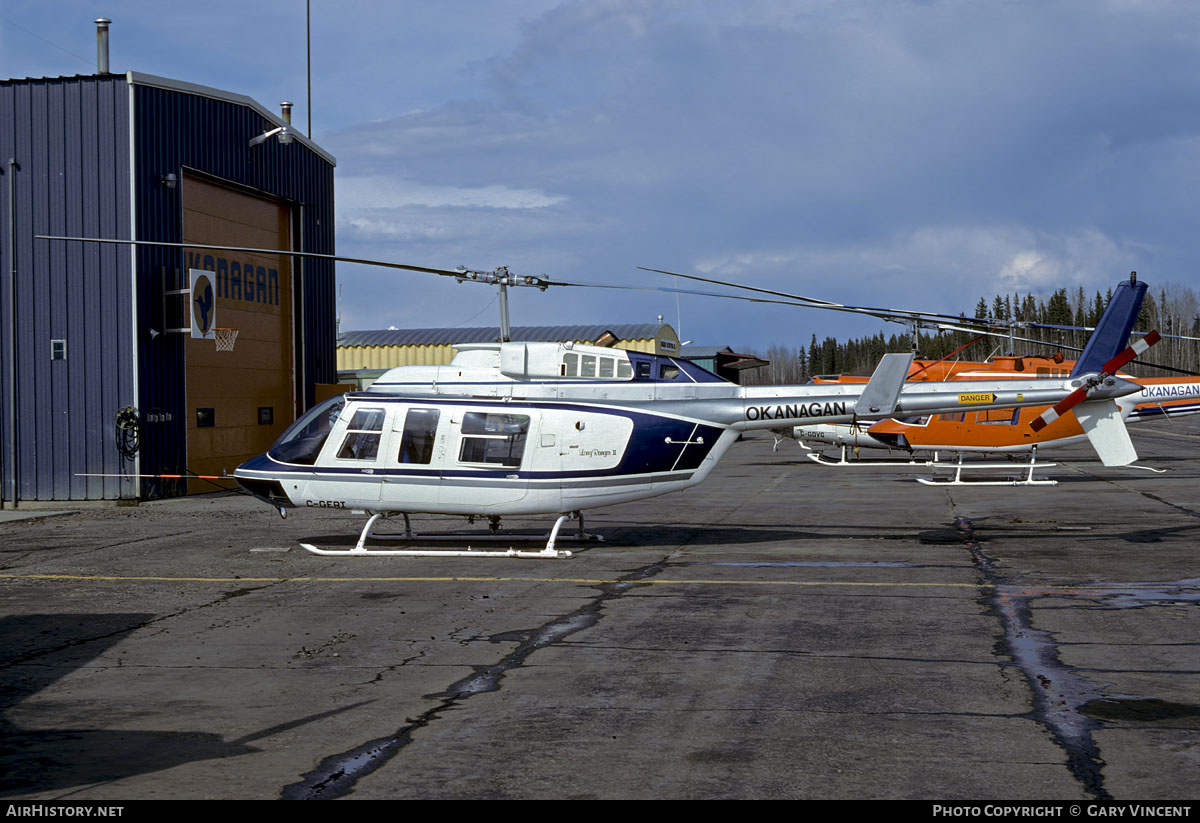 Aircraft Photo of C-GERI | Bell 206L-1 LongRanger II | Okanagan Helicopters | AirHistory.net #690874