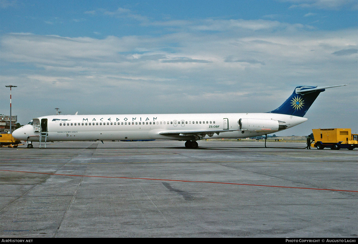Aircraft Photo of ZS-OBF | McDonnell Douglas MD-82 (DC-9-82) | Macedonian Airlines | AirHistory.net #690889