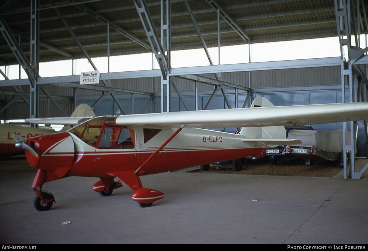 Aircraft Photo of D-ELFO | Pützer Elster B | AirHistory.net #690915