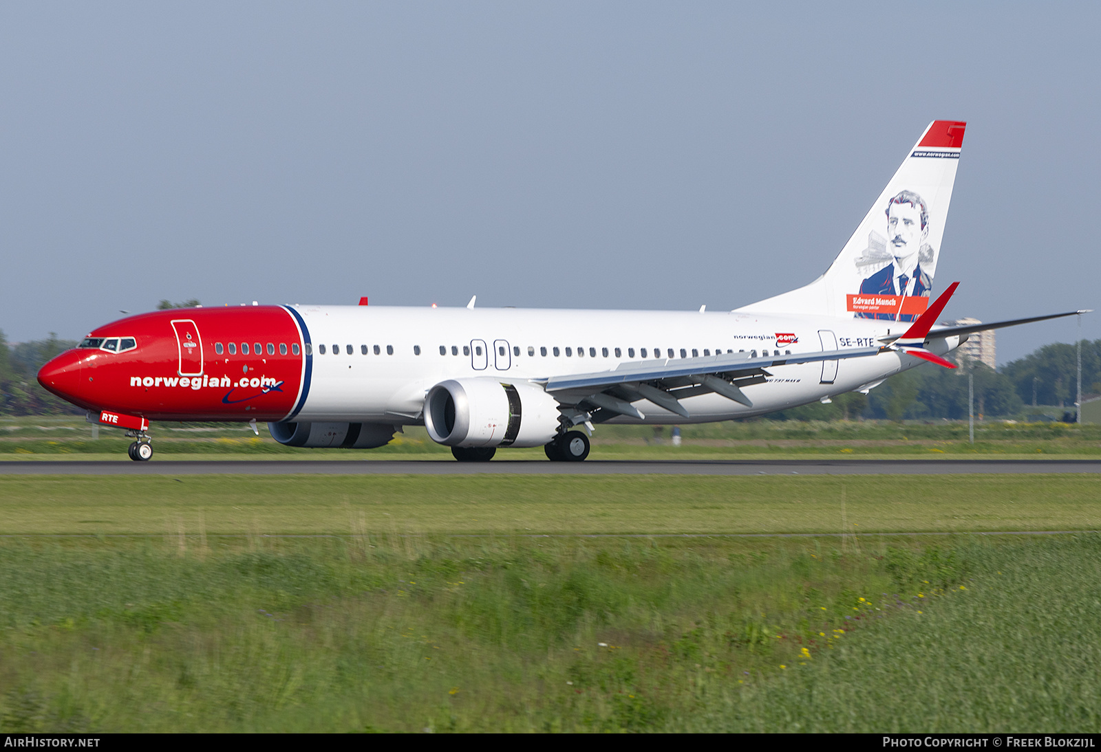 Aircraft Photo of SE-RTE | Boeing 737-8 Max 8 | Norwegian | AirHistory.net #690917