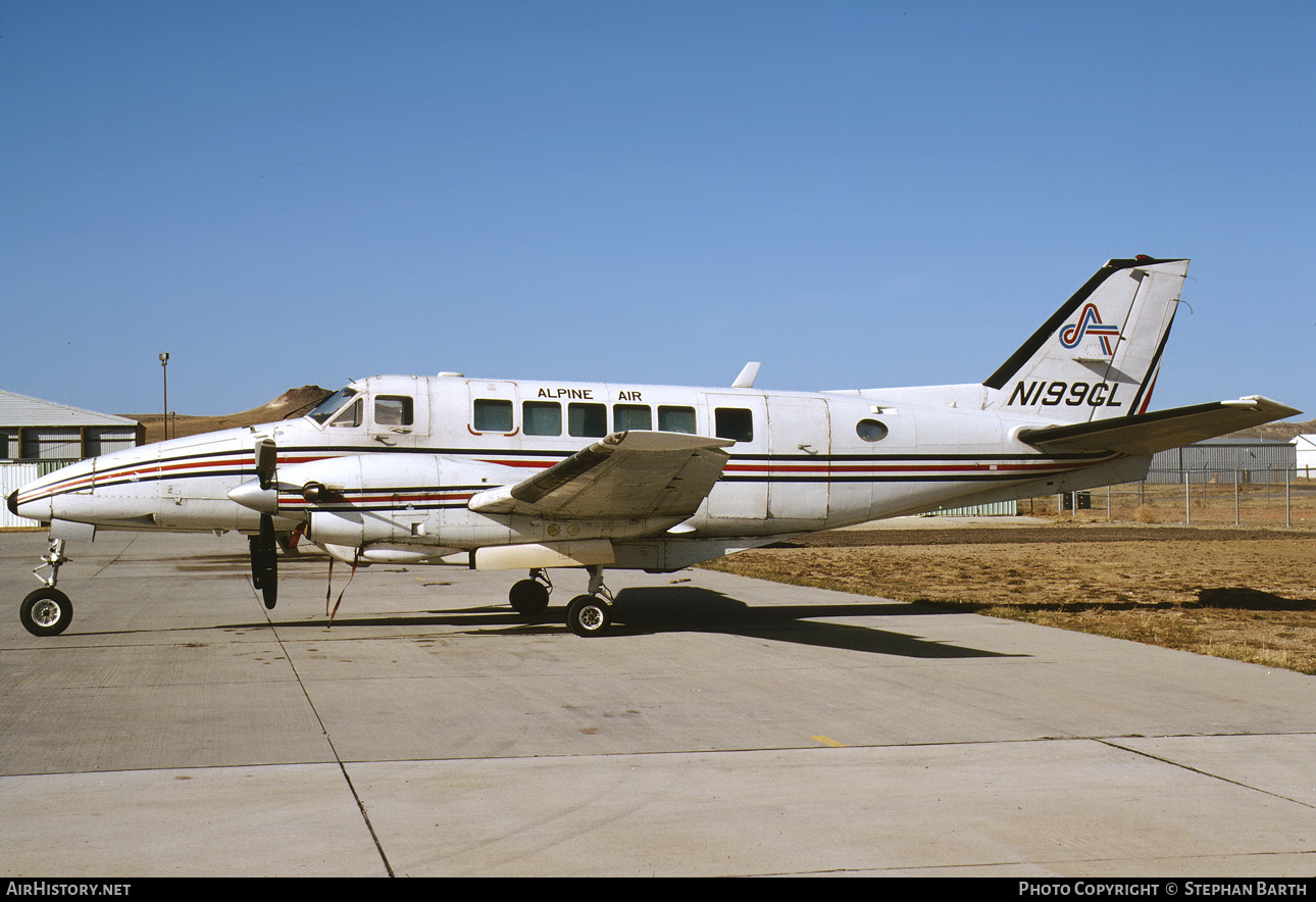 Aircraft Photo of N199GL | Beech 99 | Alpine Air | AirHistory.net #690919