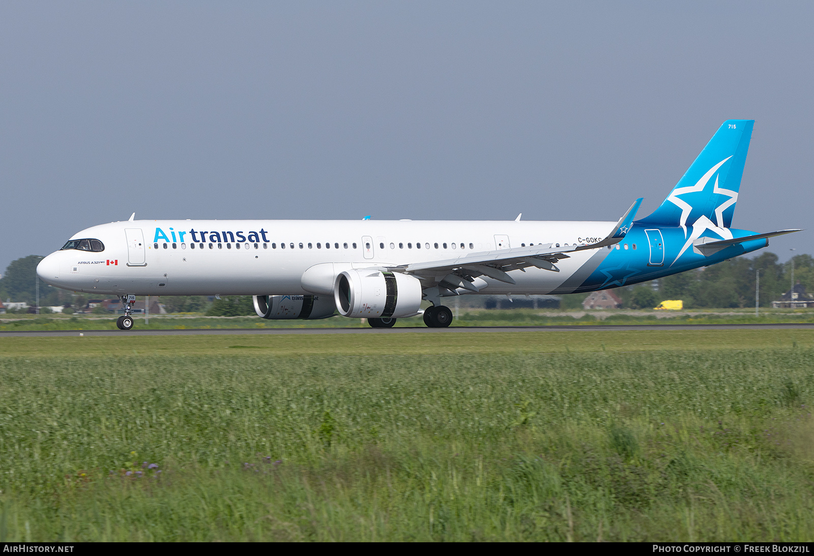 Aircraft Photo of C-GOKC | Airbus A321-271NX | Air Transat | AirHistory.net #690925