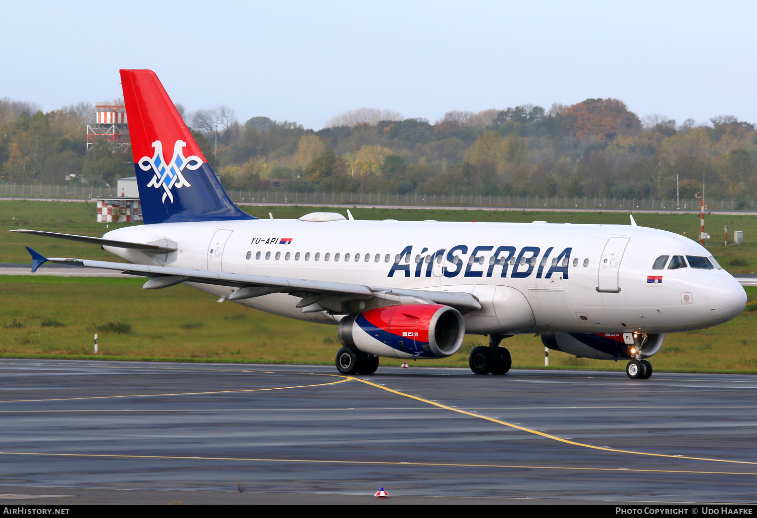 Aircraft Photo of YU-API | Airbus A319-132 | Air Serbia | AirHistory.net #690929