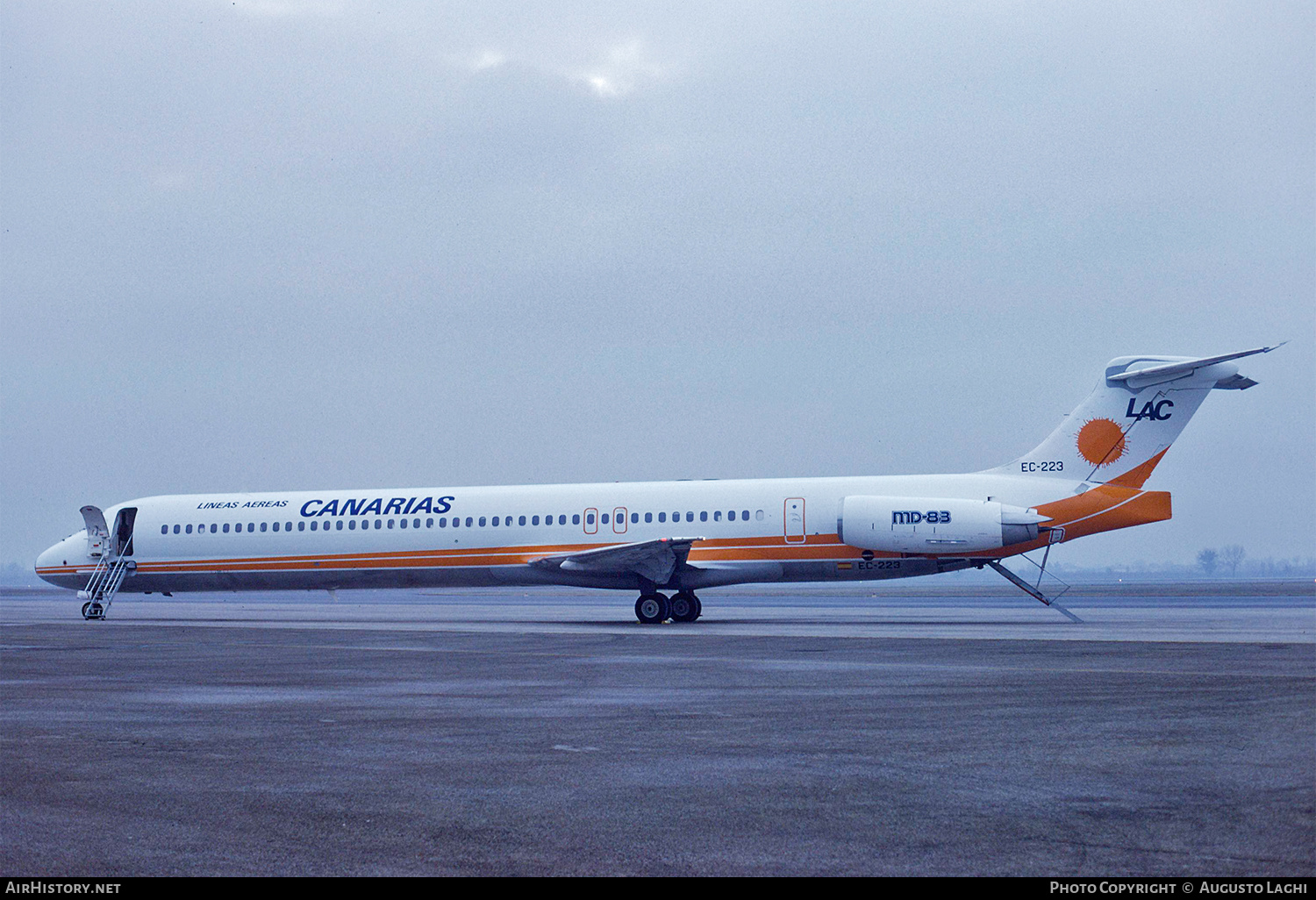 Aircraft Photo of EC-223 | McDonnell Douglas MD-83 (DC-9-83) | Líneas Aéreas Canarias - LAC | AirHistory.net #690932