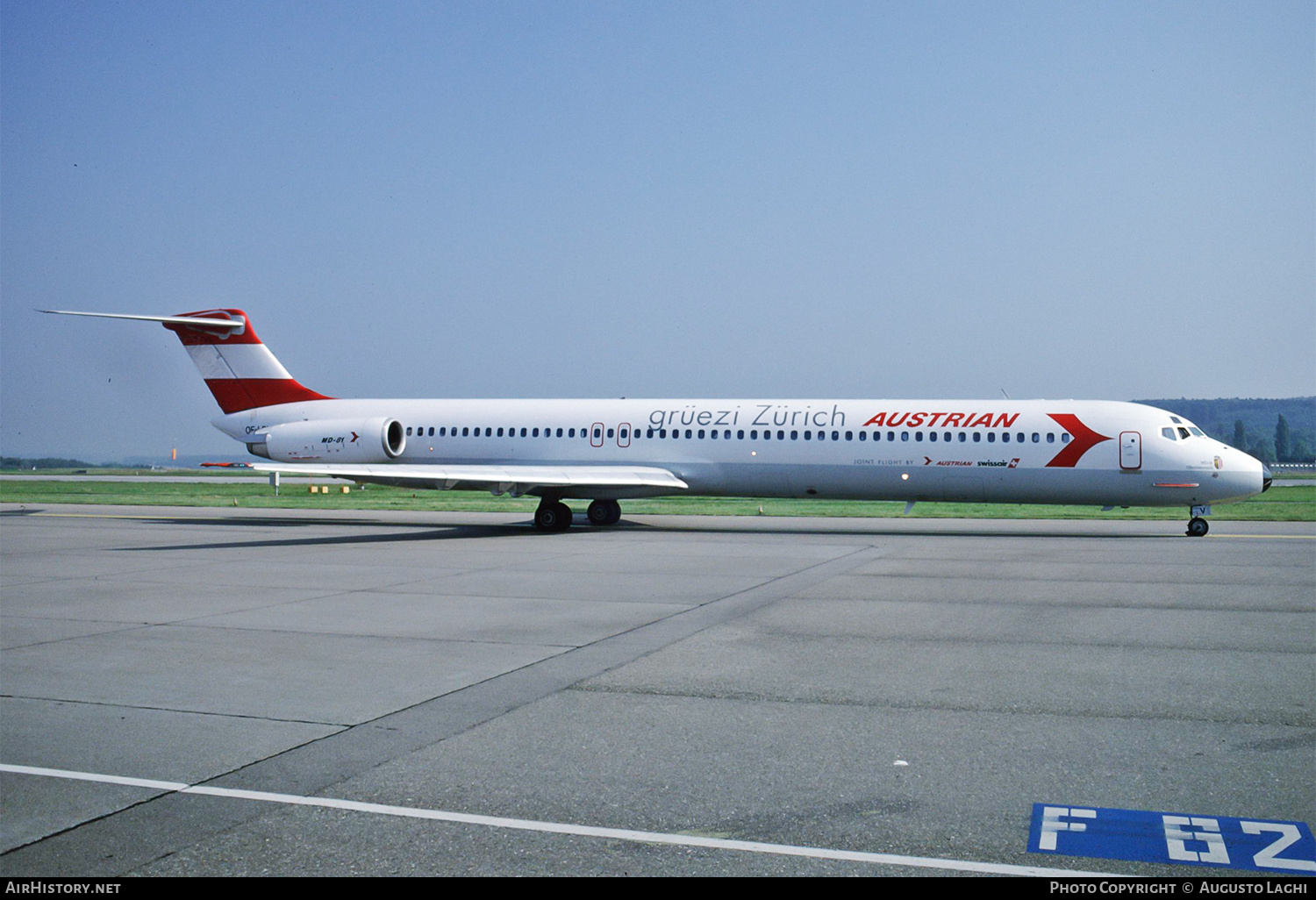 Aircraft Photo of OE-LDV | McDonnell Douglas MD-81 (DC-9-81) | Austrian Airlines | AirHistory.net #690942