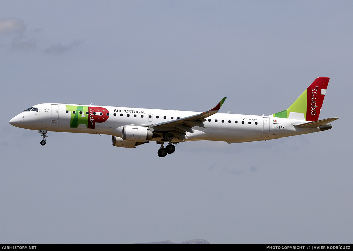 Aircraft Photo of CS-TAW | Embraer 195LR (ERJ-190-200LR) | TAP Air Portugal Express | AirHistory.net #690971