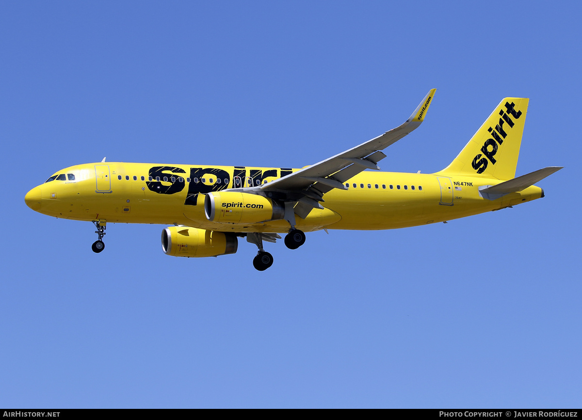 Aircraft Photo of N647NK | Airbus A320-232 | Spirit Airlines | AirHistory.net #690973