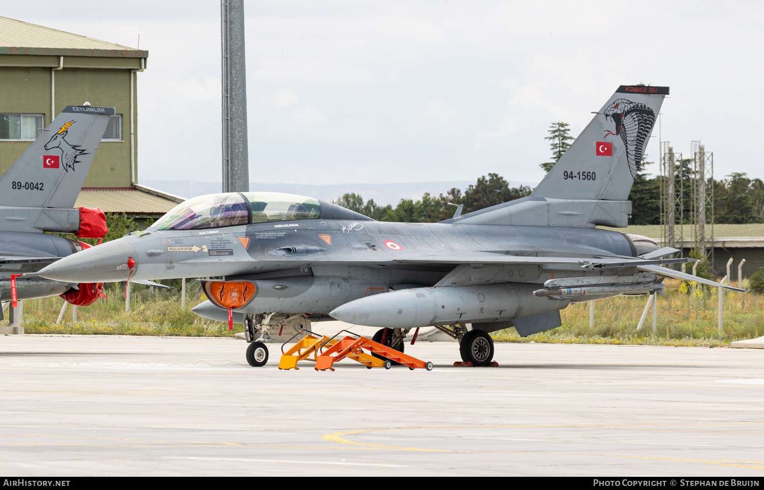 Aircraft Photo of 94-1560 | General Dynamics F-16D Fighting Falcon | Turkey - Air Force | AirHistory.net #691033