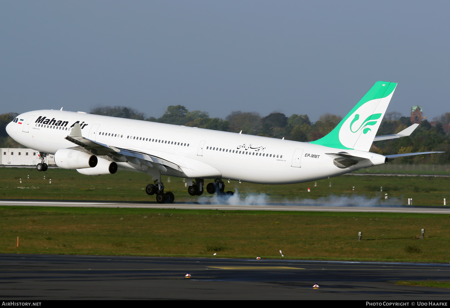 Aircraft Photo of EP-MMT | Airbus A340-313X | Mahan Air | AirHistory.net #691047