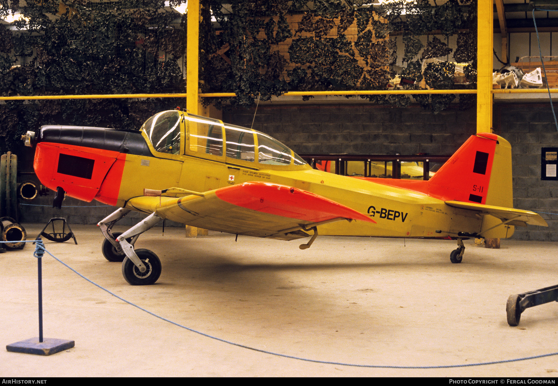 Aircraft Photo of G-BEPV | Fokker S.11-1 Instructor | AirHistory.net #691055