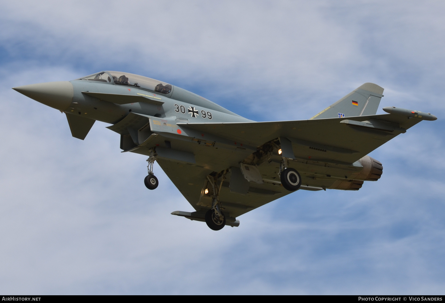 Aircraft Photo of 3099 | Eurofighter EF-2000 Typhoon T | Germany - Air Force | AirHistory.net #691072