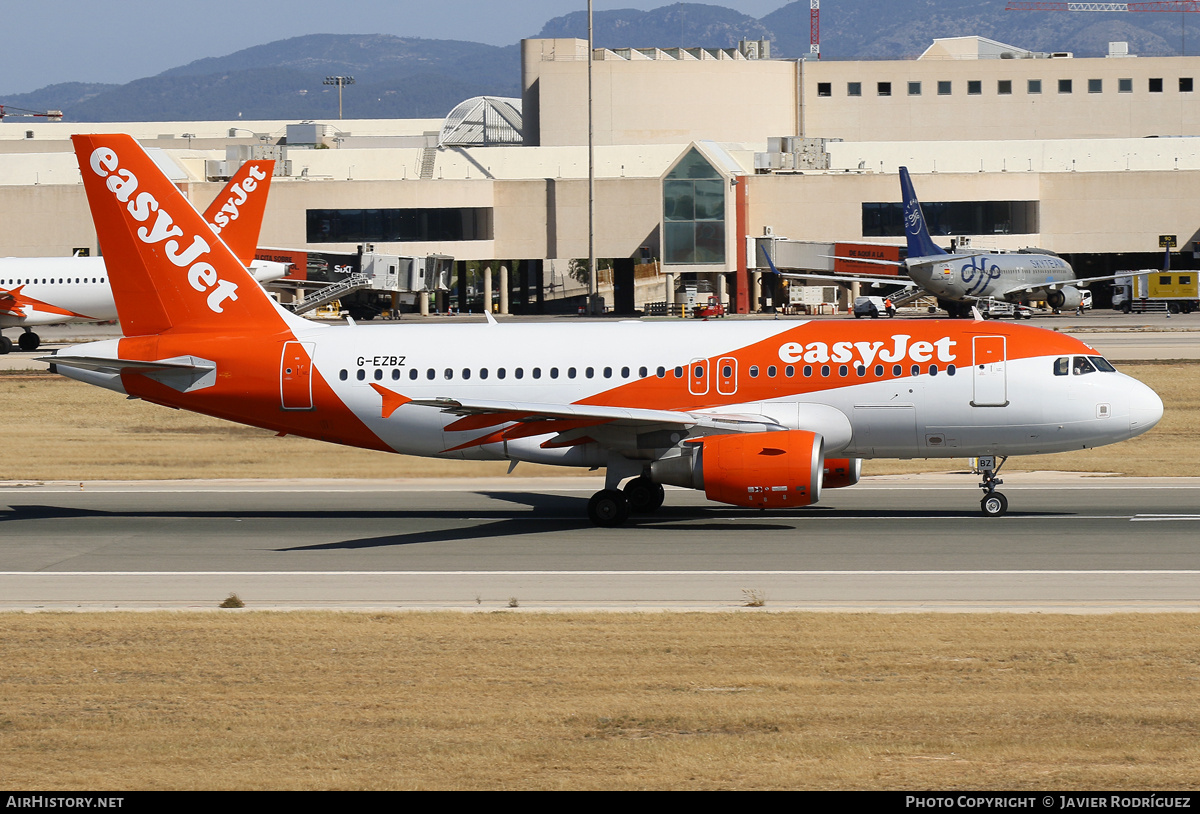 Aircraft Photo of G-EZBZ | Airbus A319-111 | EasyJet | AirHistory.net #691085