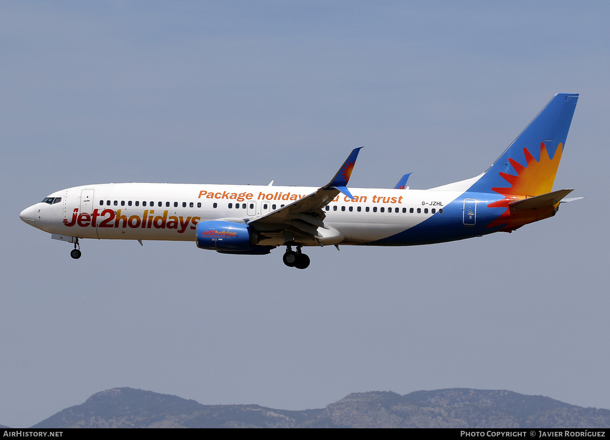 Aircraft Photo of G-JZHL | Boeing 737-800 | Jet2 Holidays | AirHistory.net #691087
