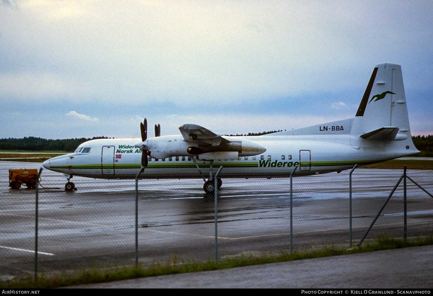 Aircraft Photo of LN-BBA | Fokker 50 | Widerøe Norsk Air | AirHistory.net #691088