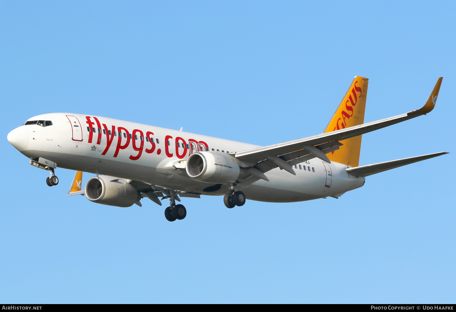 Aircraft Photo of TC-IZJ | Boeing 737-82R | Pegasus Airlines | AirHistory.net #691114