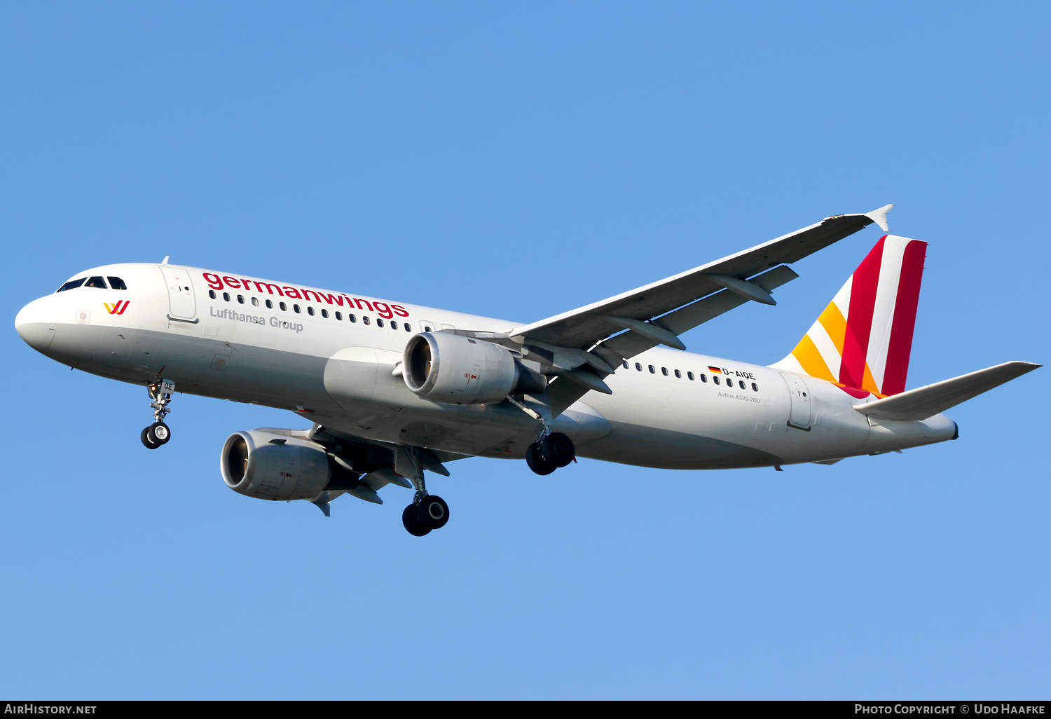 Aircraft Photo of D-AIQE | Airbus A320-211 | Germanwings | AirHistory.net #691117