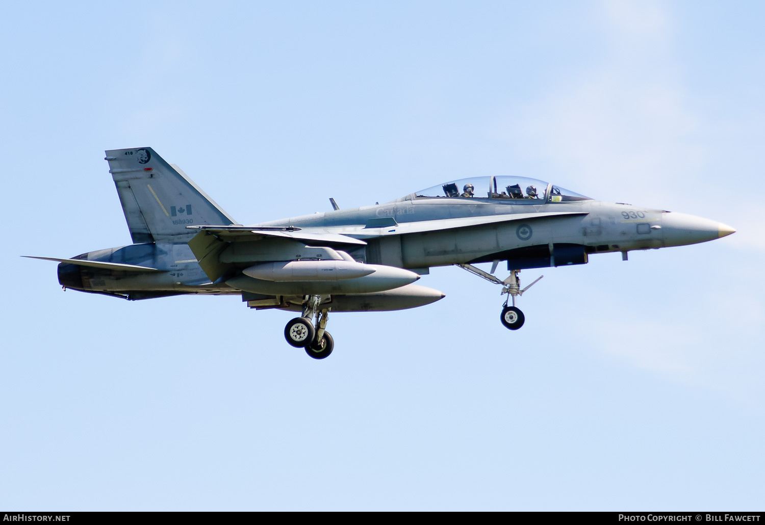Aircraft Photo of 188930 | McDonnell Douglas CF-188B Hornet | Canada - Air Force | AirHistory.net #691179