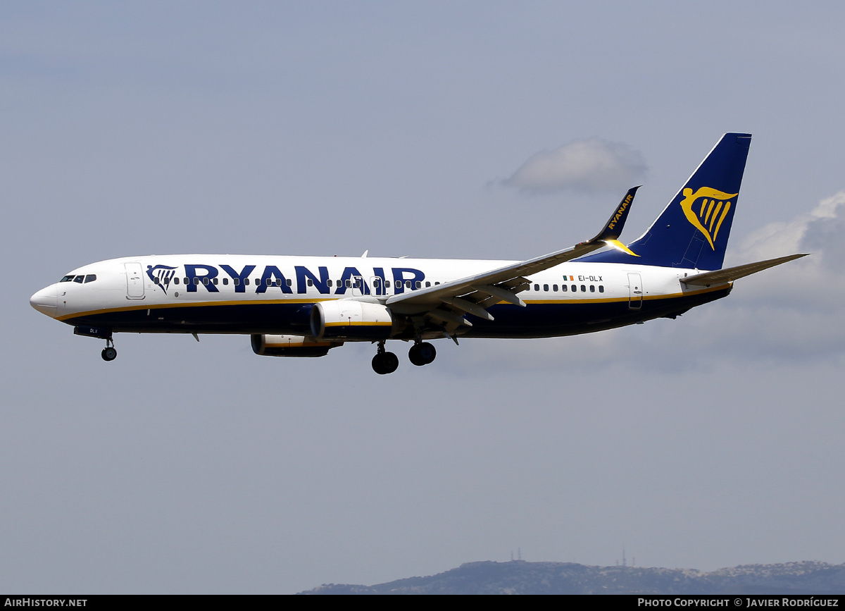 Aircraft Photo of EI-DLX | Boeing 737-8AS | Ryanair | AirHistory.net #691244