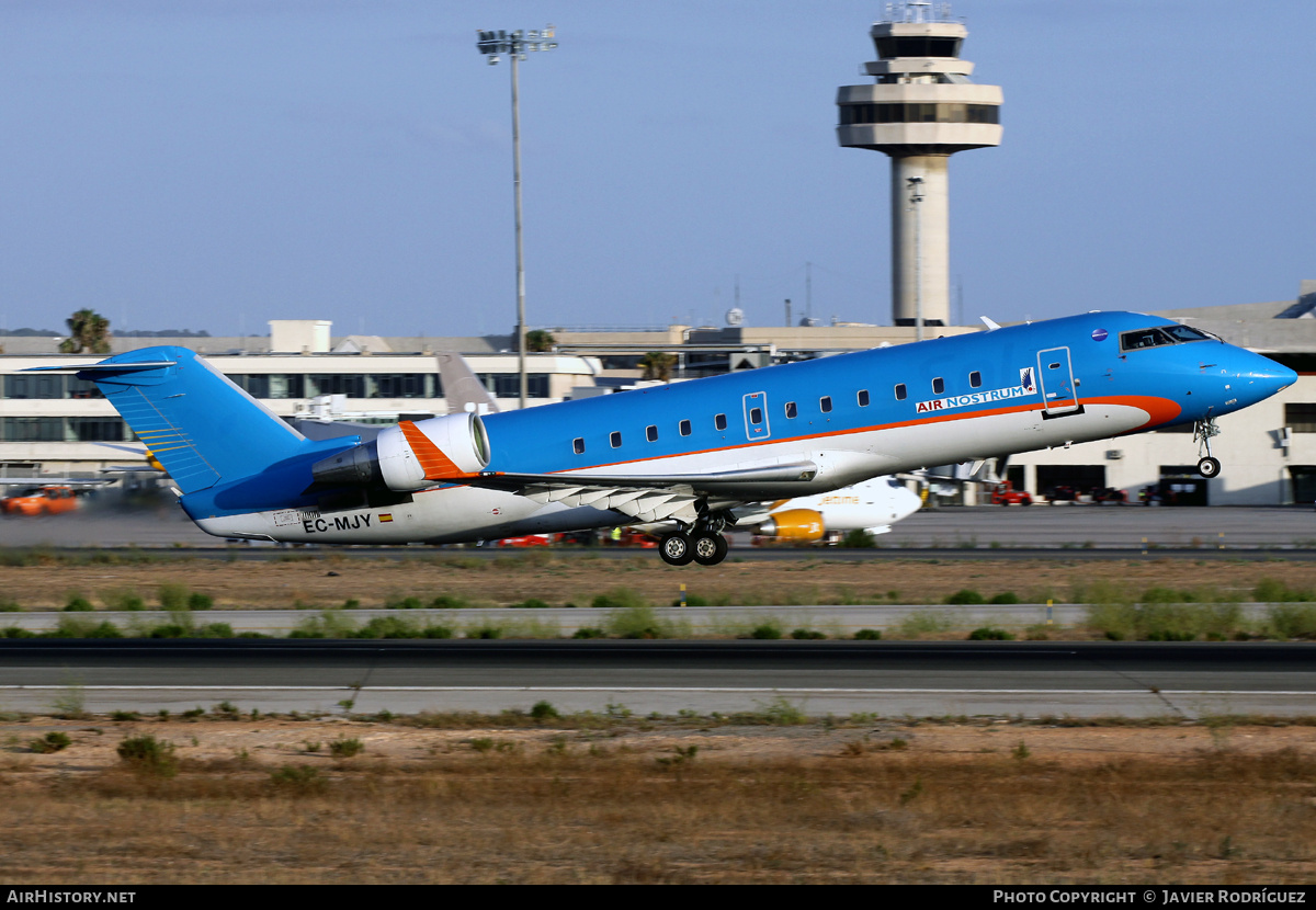 Aircraft Photo of EC-MJY | Bombardier CRJ-200ER (CL-600-2B19) | Air Nostrum | AirHistory.net #691270