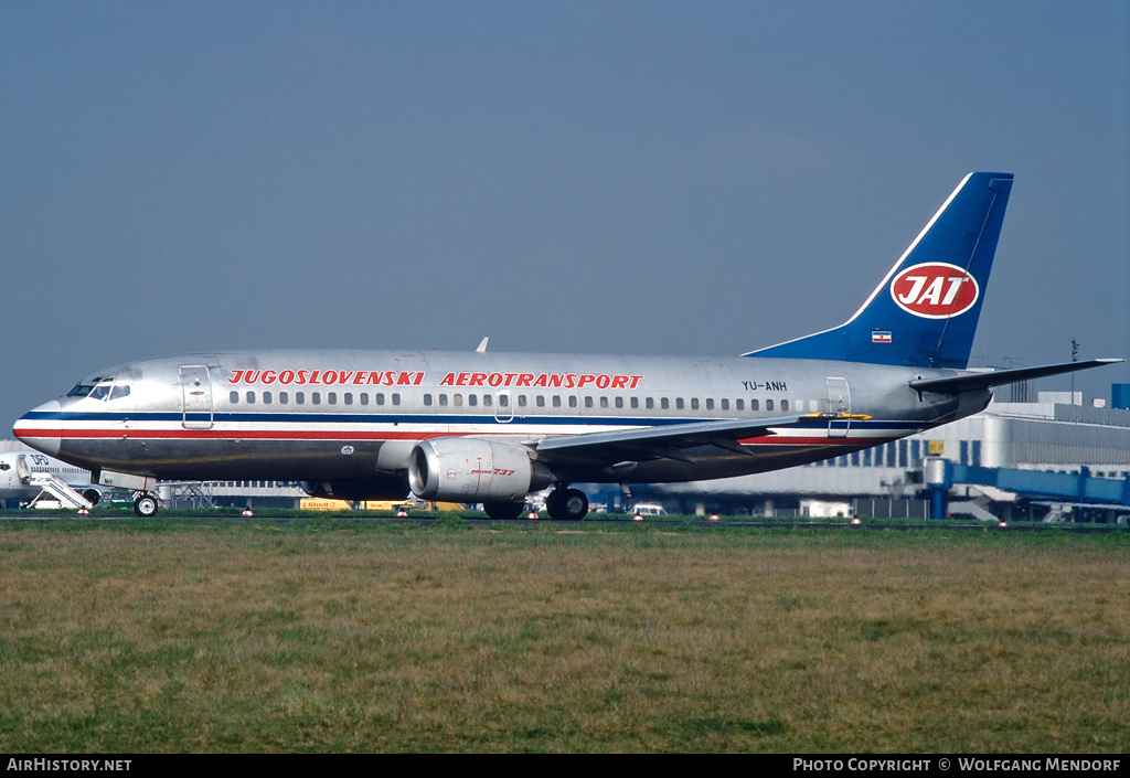 Aircraft Photo of YU-ANH | Boeing 737-3H9 | JAT Yugoslav Airlines - Jugoslovenski Aerotransport | AirHistory.net #691285